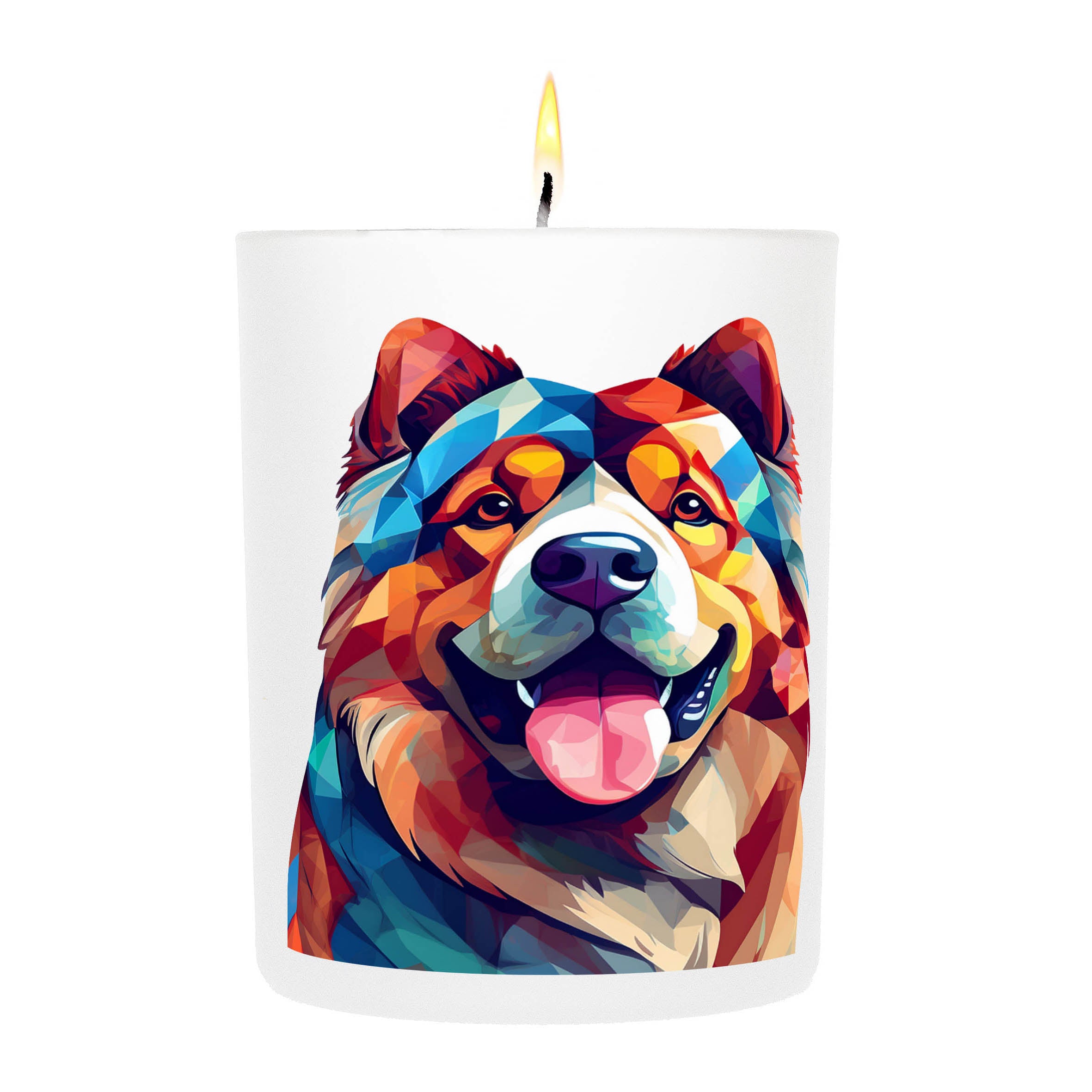 Chow Chow Graphic Bold Dog Candle