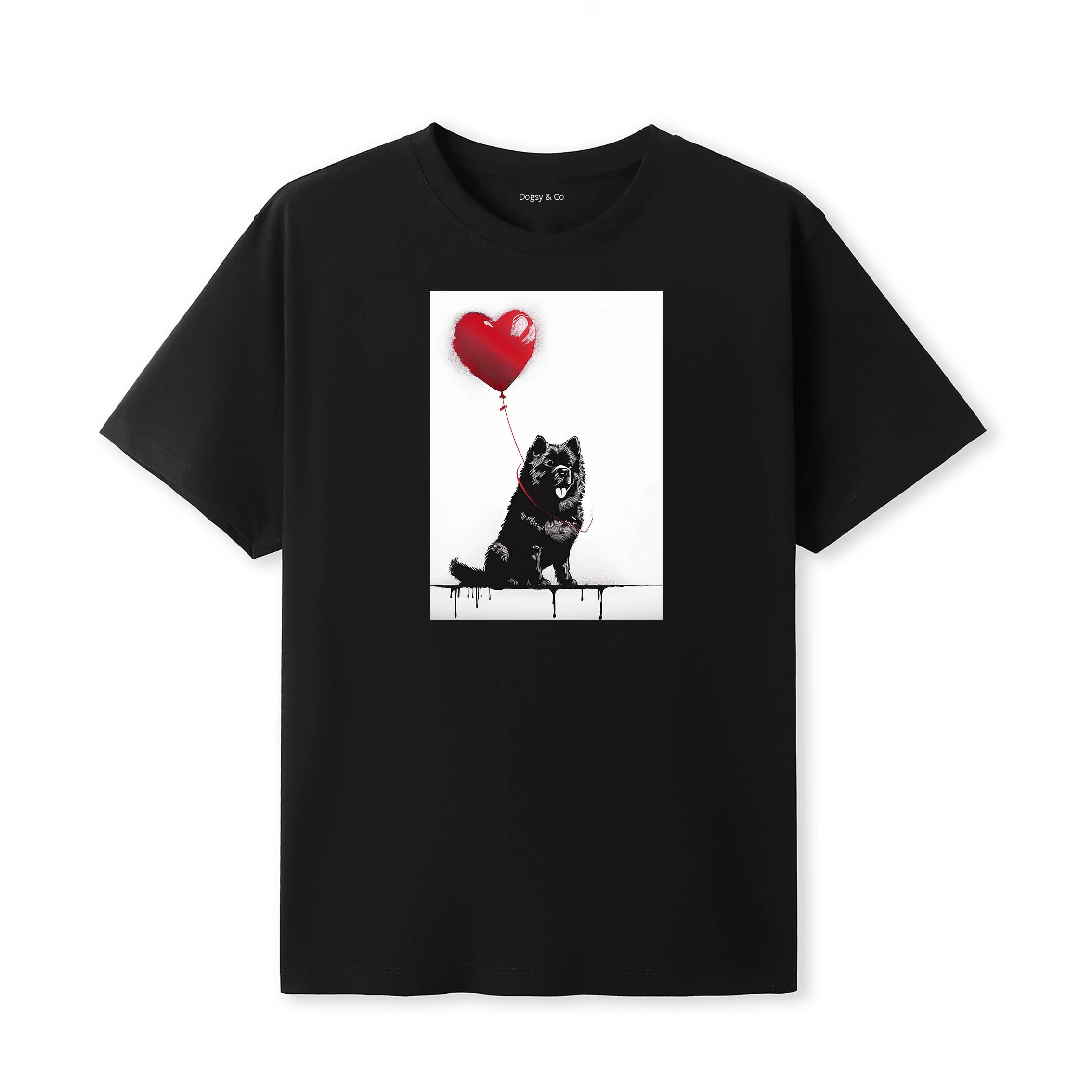 Chow Chow 1 Dogsy T-Shirt Black