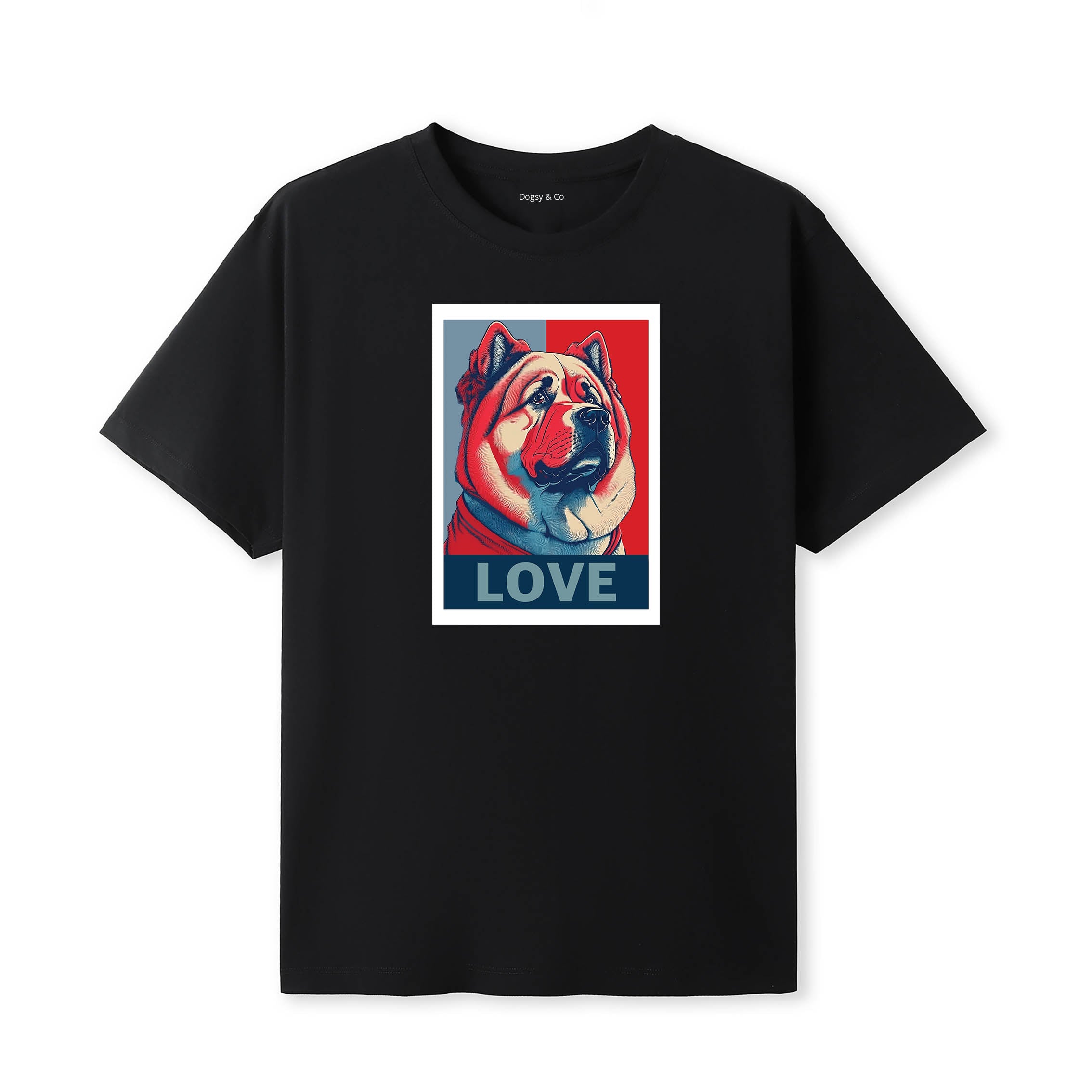 Chow Chow Love Pop Art T-Shirt V1