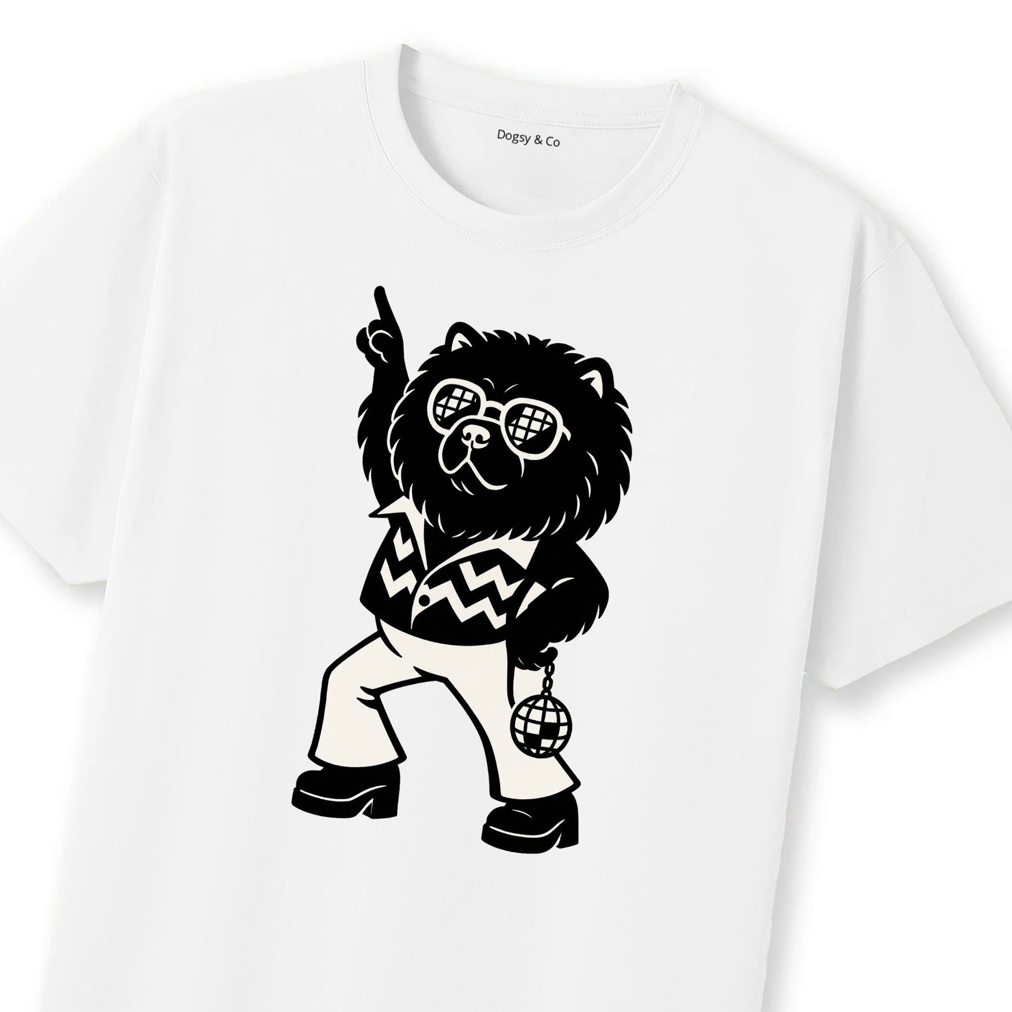 Chow Chow Disco Doggo T-Shirt | Dogsy & Co