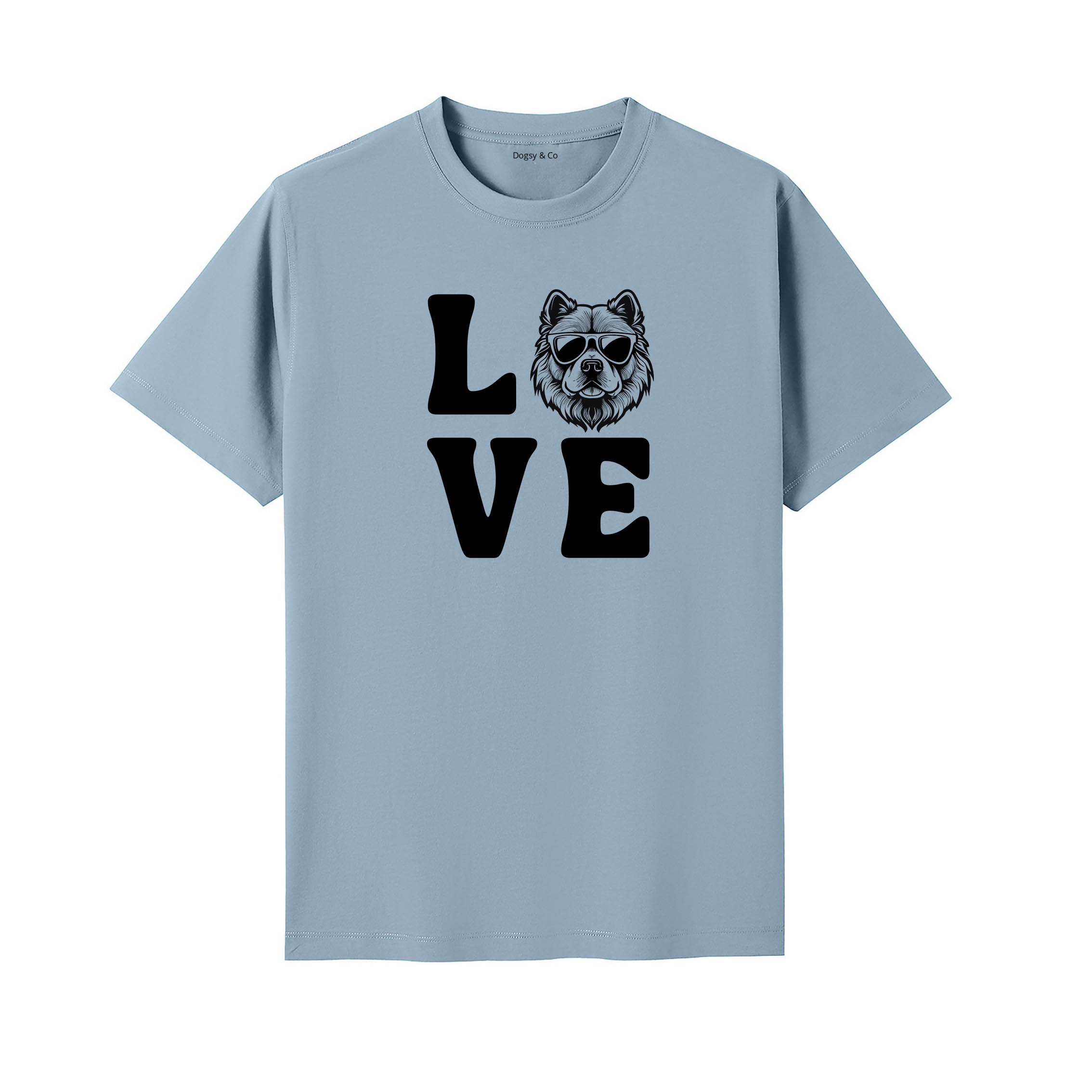 Chow Chow LOVE DOGS Tshirt | Dogsy & Co