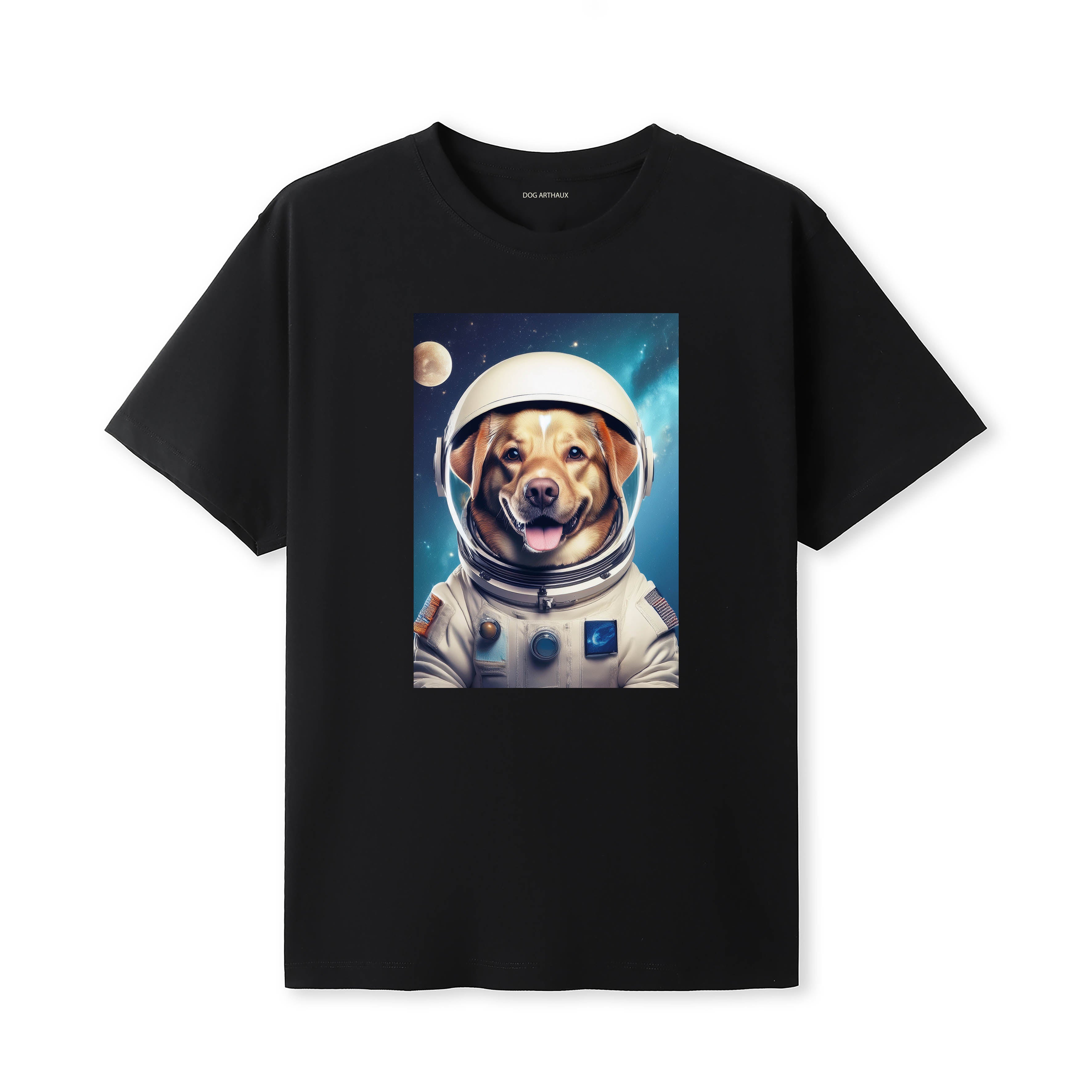 Cobberdog Astronaut Dog T-shirt - Black | Dogsy & Co