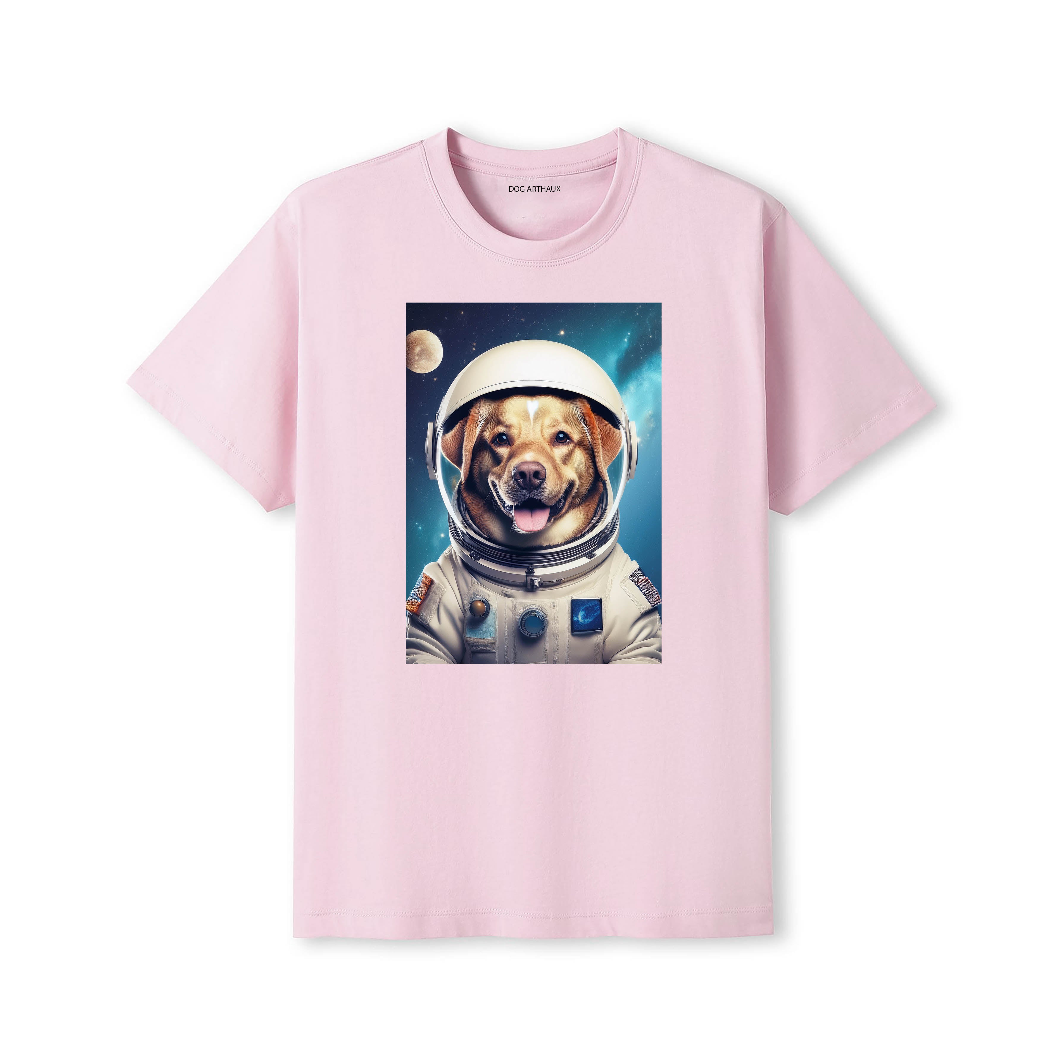 Cobberdog Astronaut Dog T-shirt - Pink
