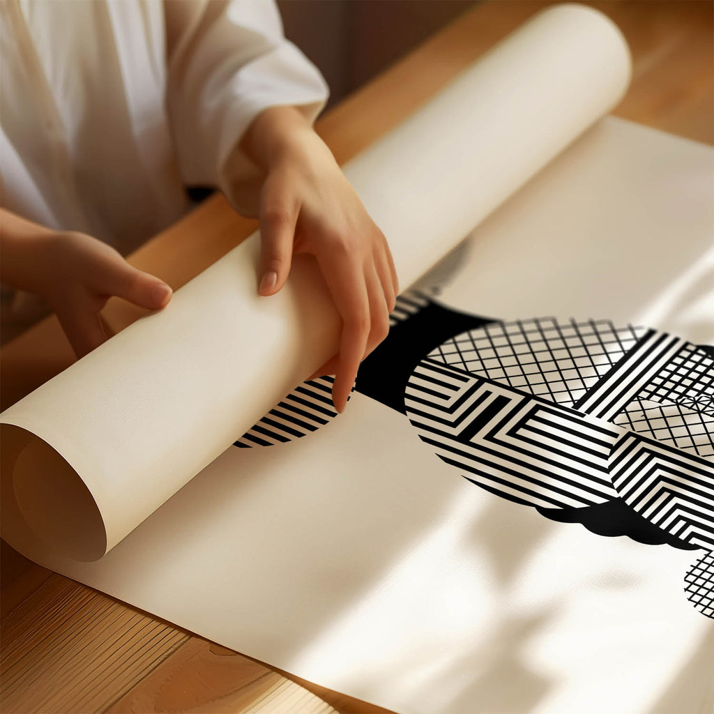 Cockapoo Geometric Line Art mockup