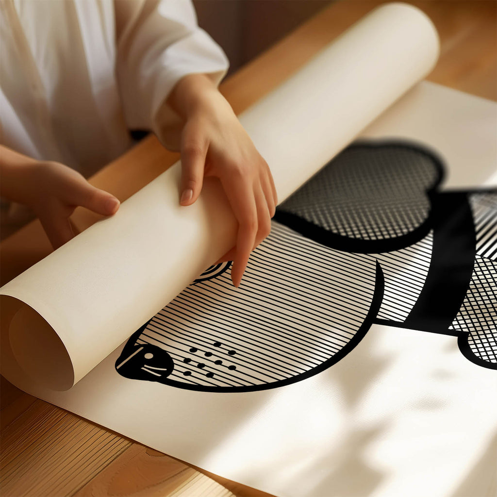 Cockapoo Geometric Line Art mockup