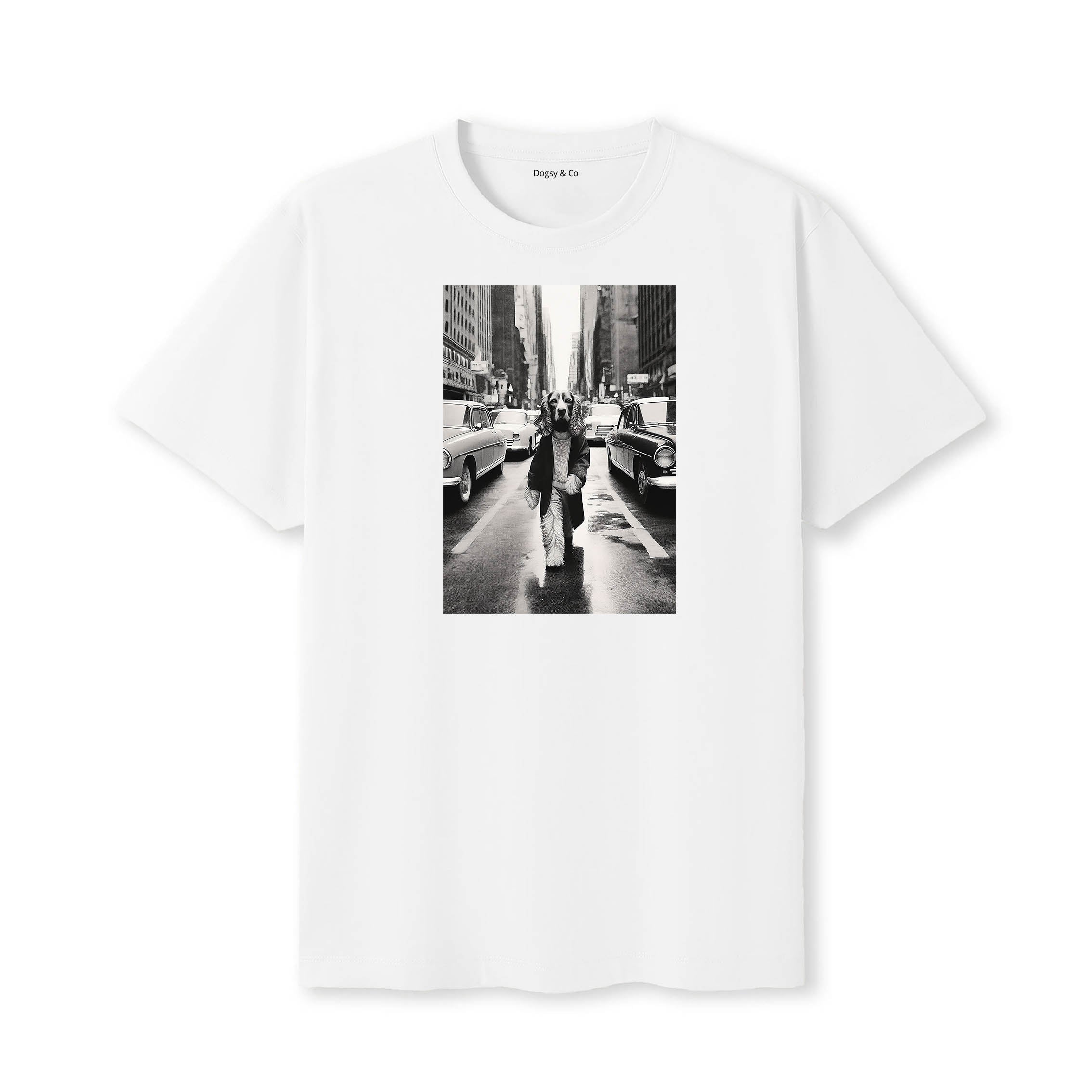 Cocker Spaniel Dogsy Dean T-Shirt White
