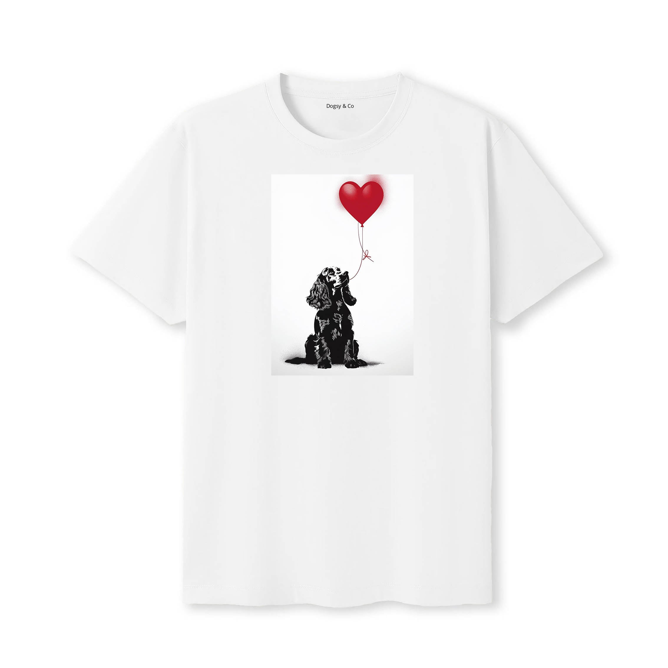 Cocker Spaniel 1 Dogsy T-Shirt White