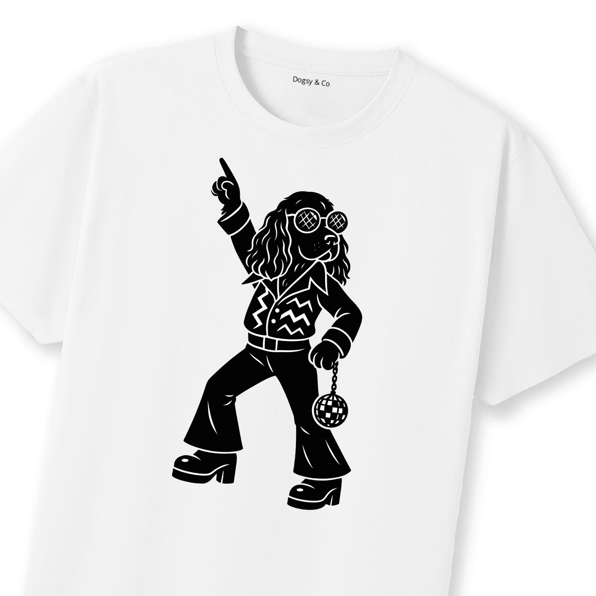 Cocker Spaniel Disco Doggo T-Shirt | Dogsy & Co