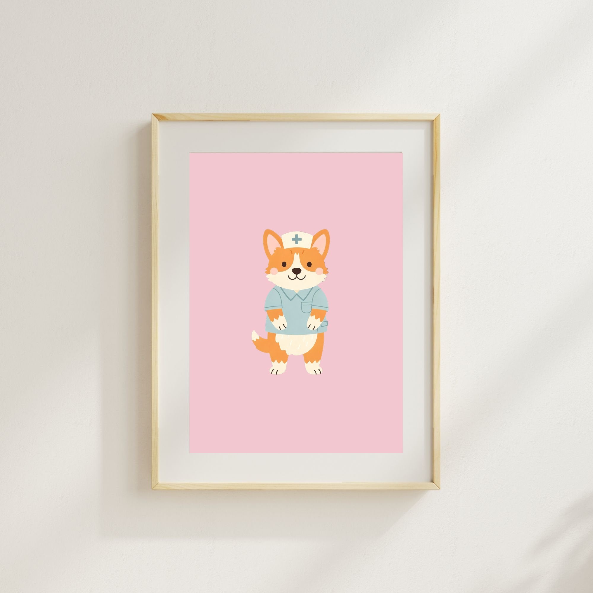 Corgi Kids Nursery Wall Art Print Bundle — 22 Dog Costume Designs, 5 Colours, 6 Print Sizes | Digital Download