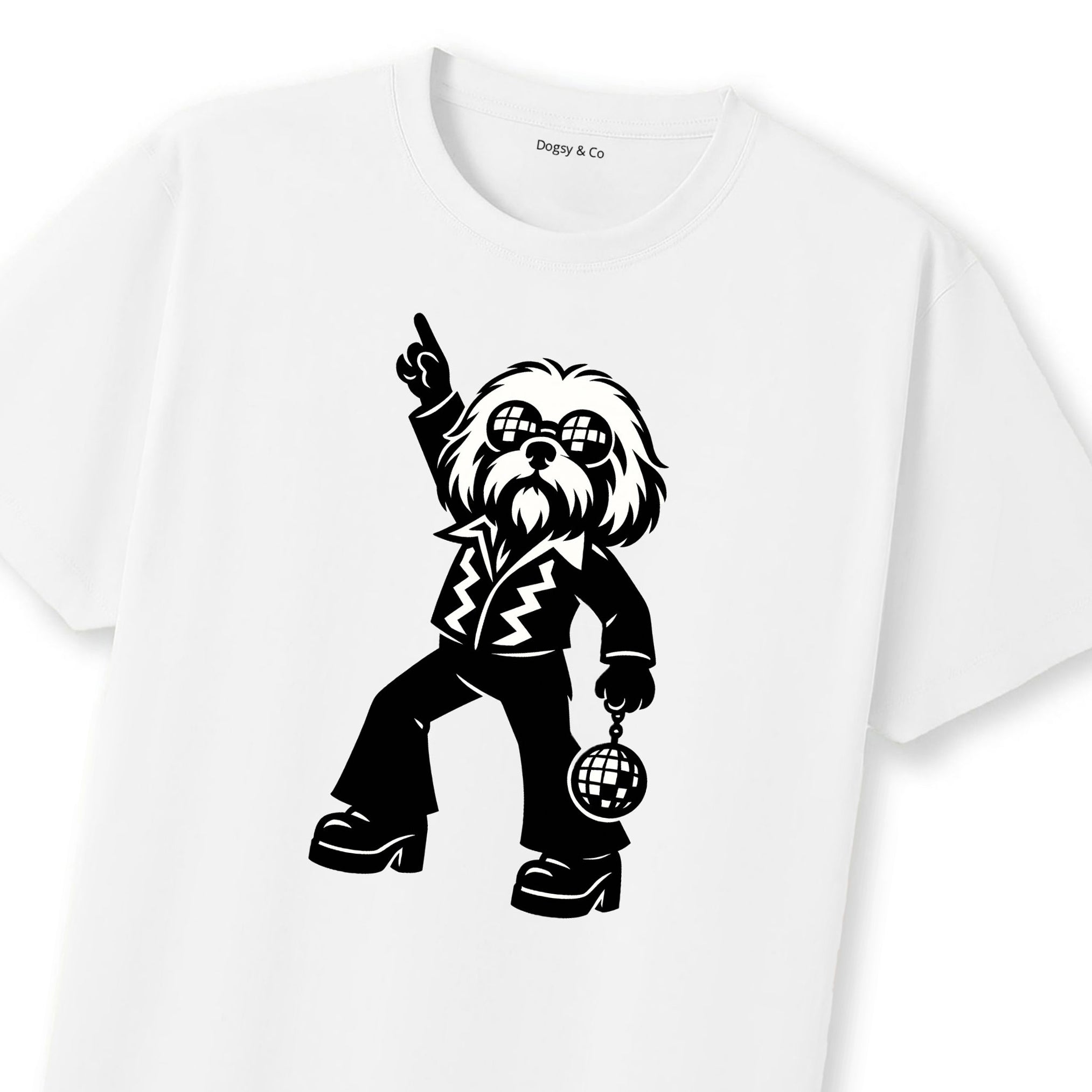 Coton de Tulear Disco Doggo T-Shirt | Dogsy & Co
