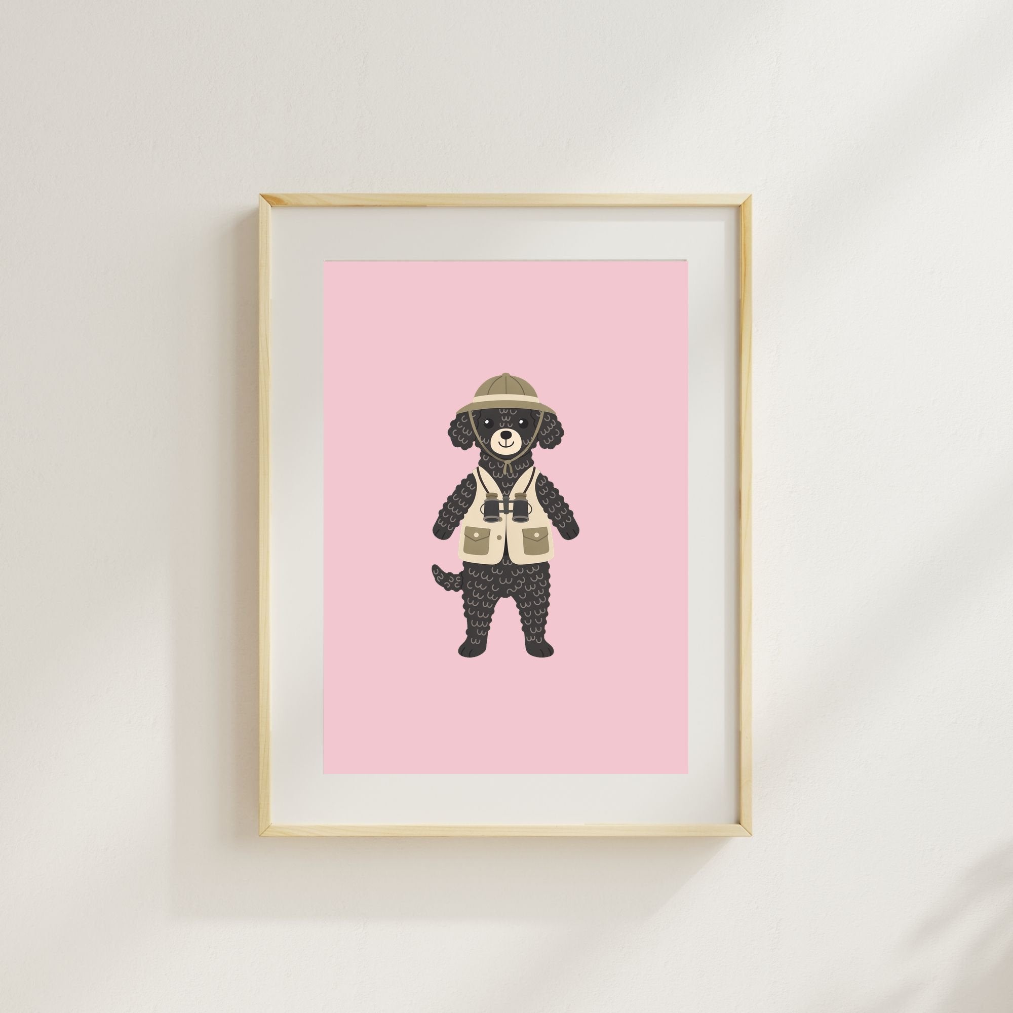 Curly Coated Retriever Kids Nursery Wall Art Print Bundle — 22 Dog Costume Designs, 5 Colours, 6 Print Sizes | Digital Download