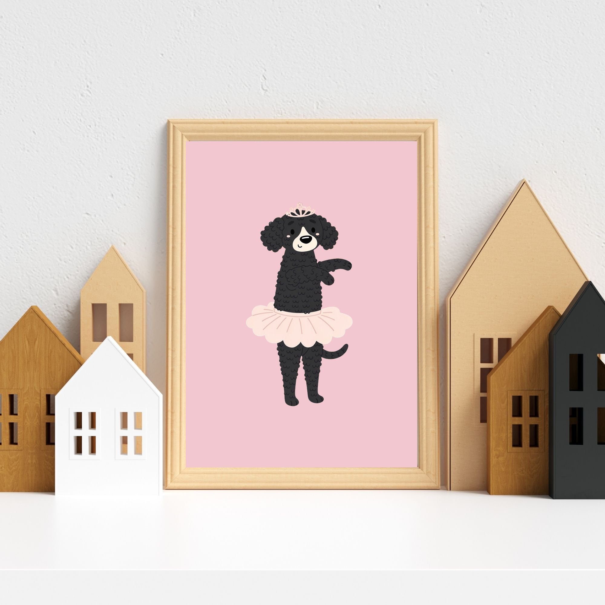 Curly Coated Retriever Kids Nursery Wall Art Print Bundle — 22 Dog Costume Designs, 5 Colours, 6 Print Sizes | Digital Download