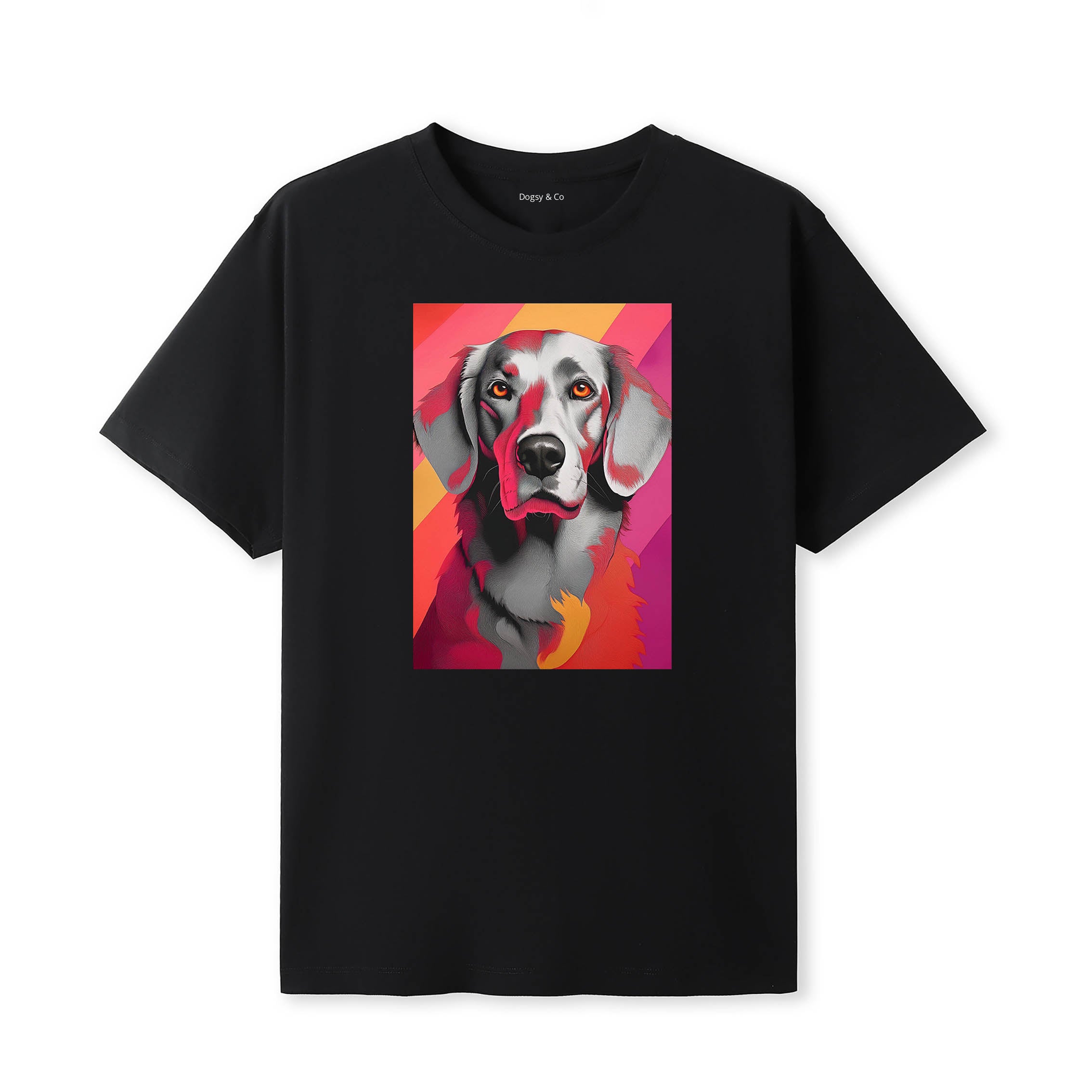 Curly Coated Retriever Mod Pop Dogs T-Shirt Artwork