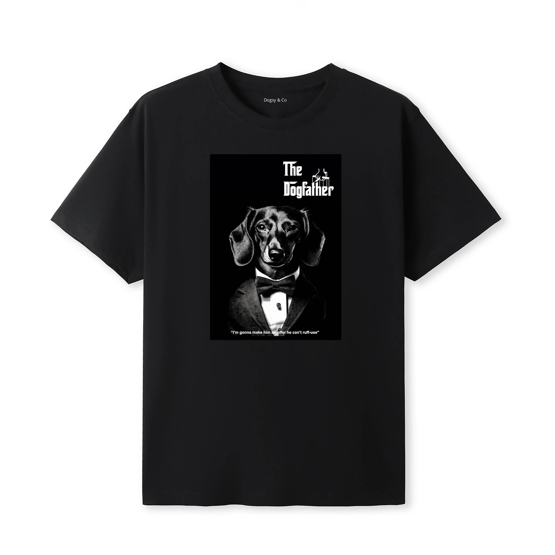 Dachshund Dogfather T-Shirt Artwork