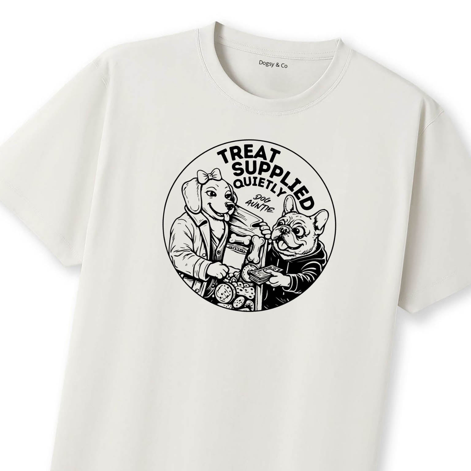 Treats supplied quietly Dog Aunty / Dog Auntie T-Shirt - image 9