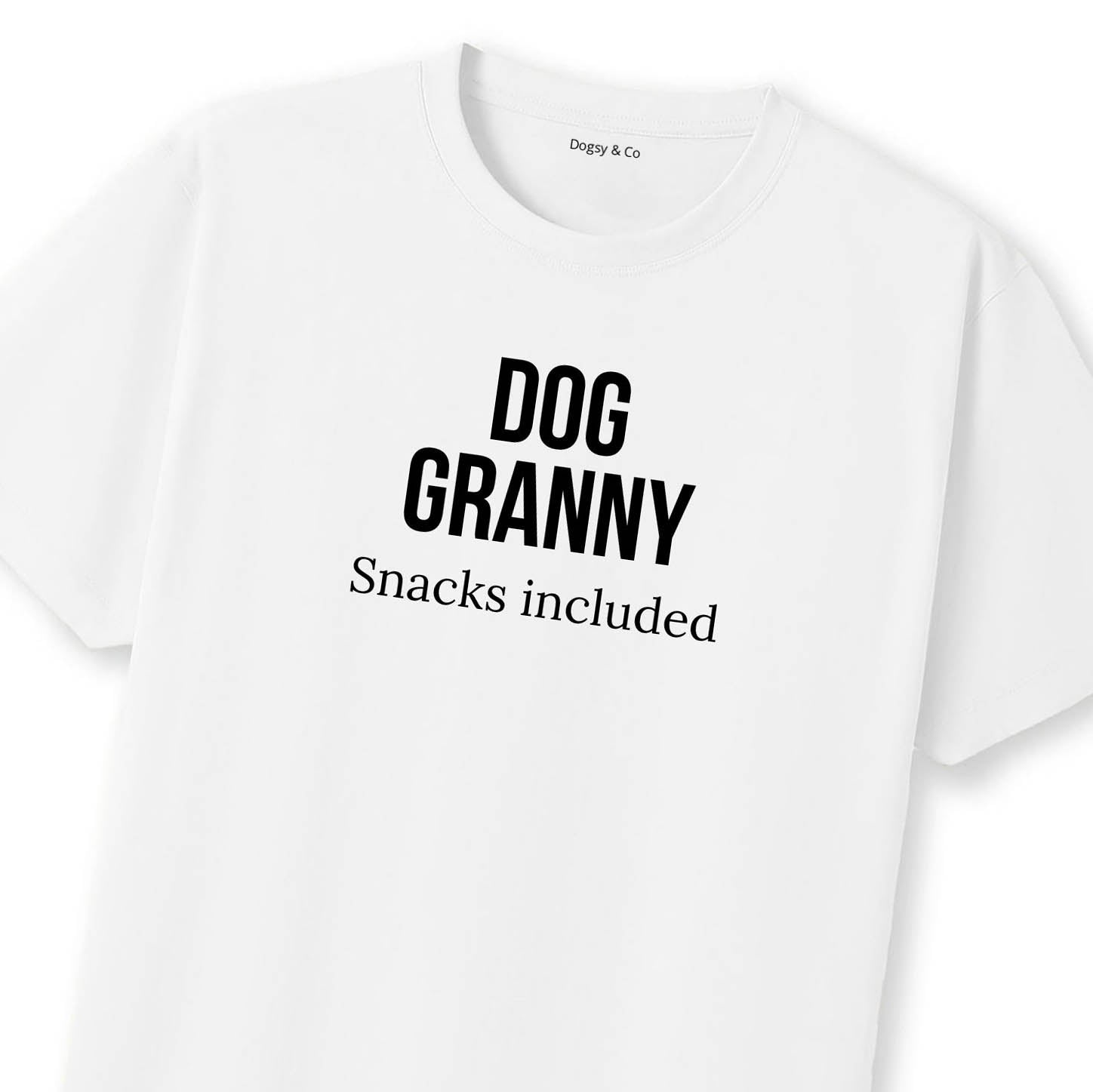 Snacks included Dog Granny T-Shirt | Dogsy & Co