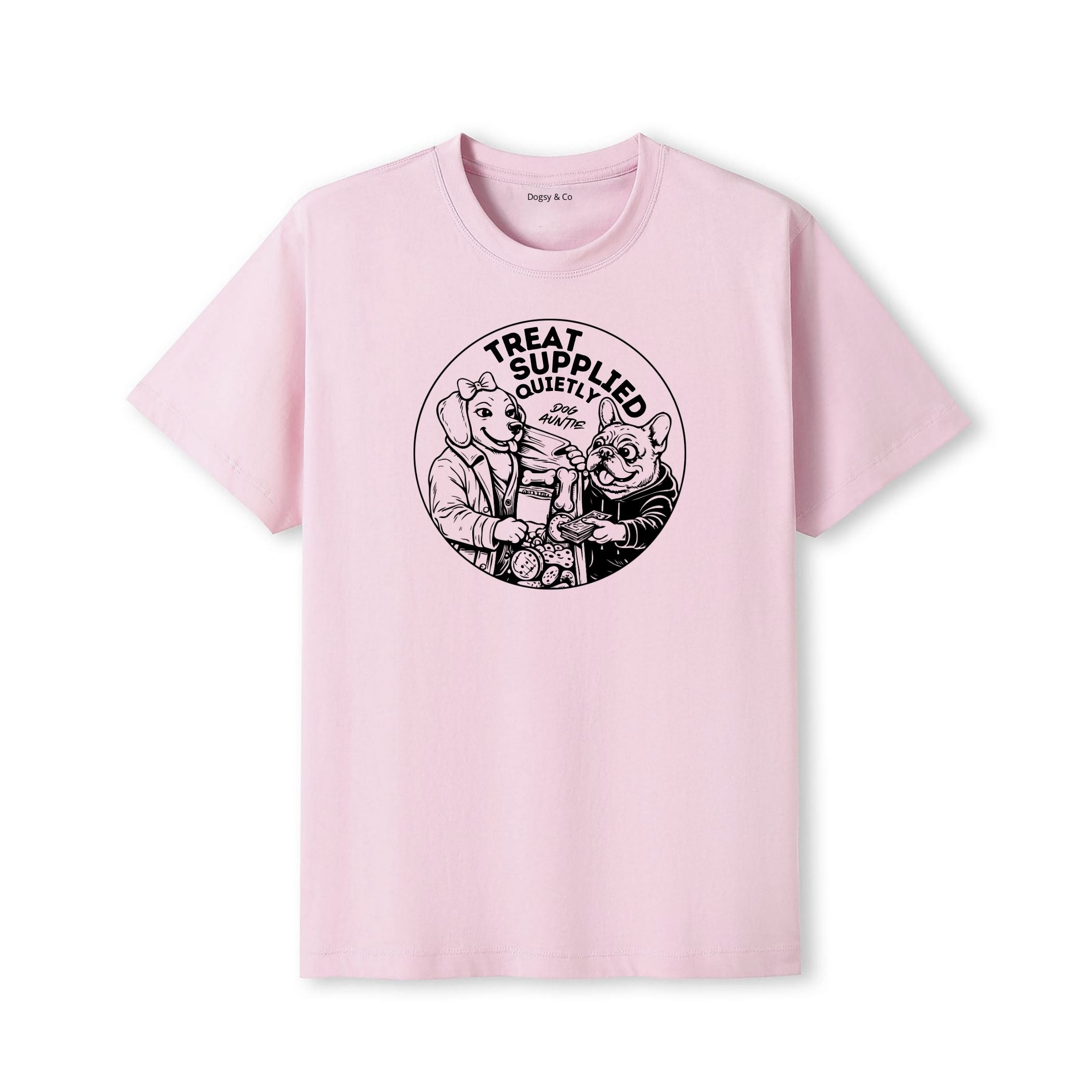 Treats supplied quietly Dog Aunty / Dog Auntie T-Shirt - detail view