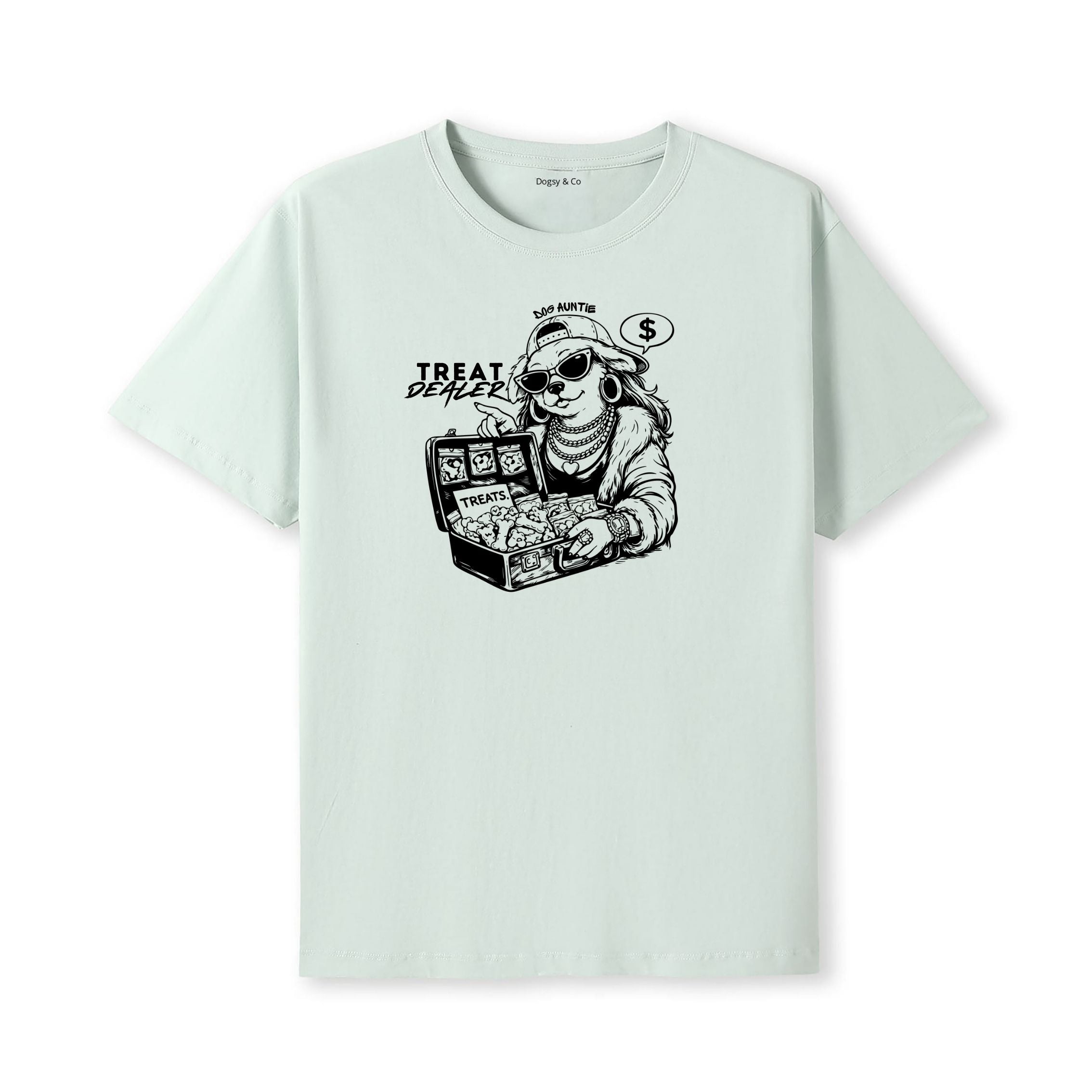 Treat dealer Dog Aunty / Dog Auntie T-Shirt - alternate view