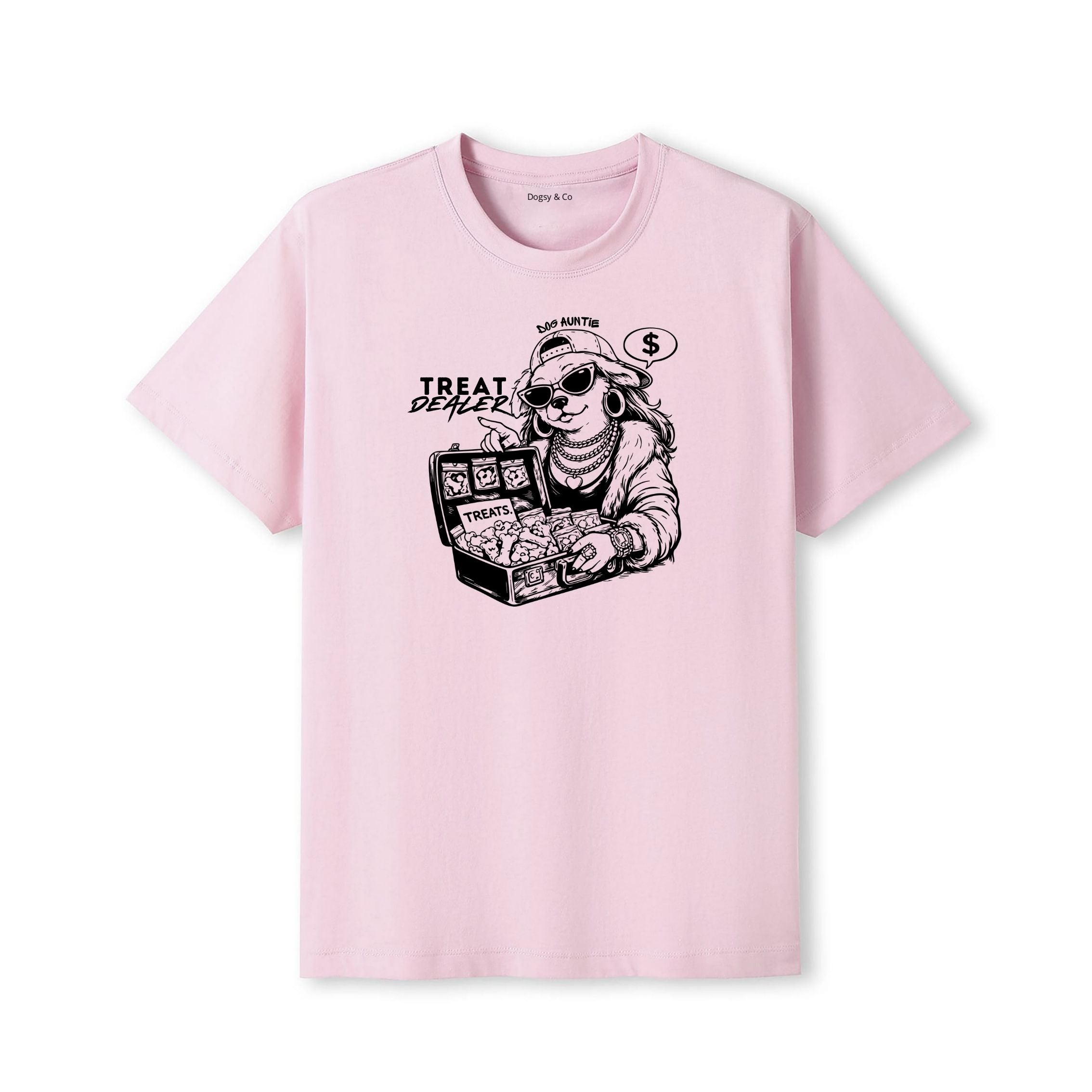 Treat dealer Dog Aunty / Dog Auntie T-Shirt - detail view
