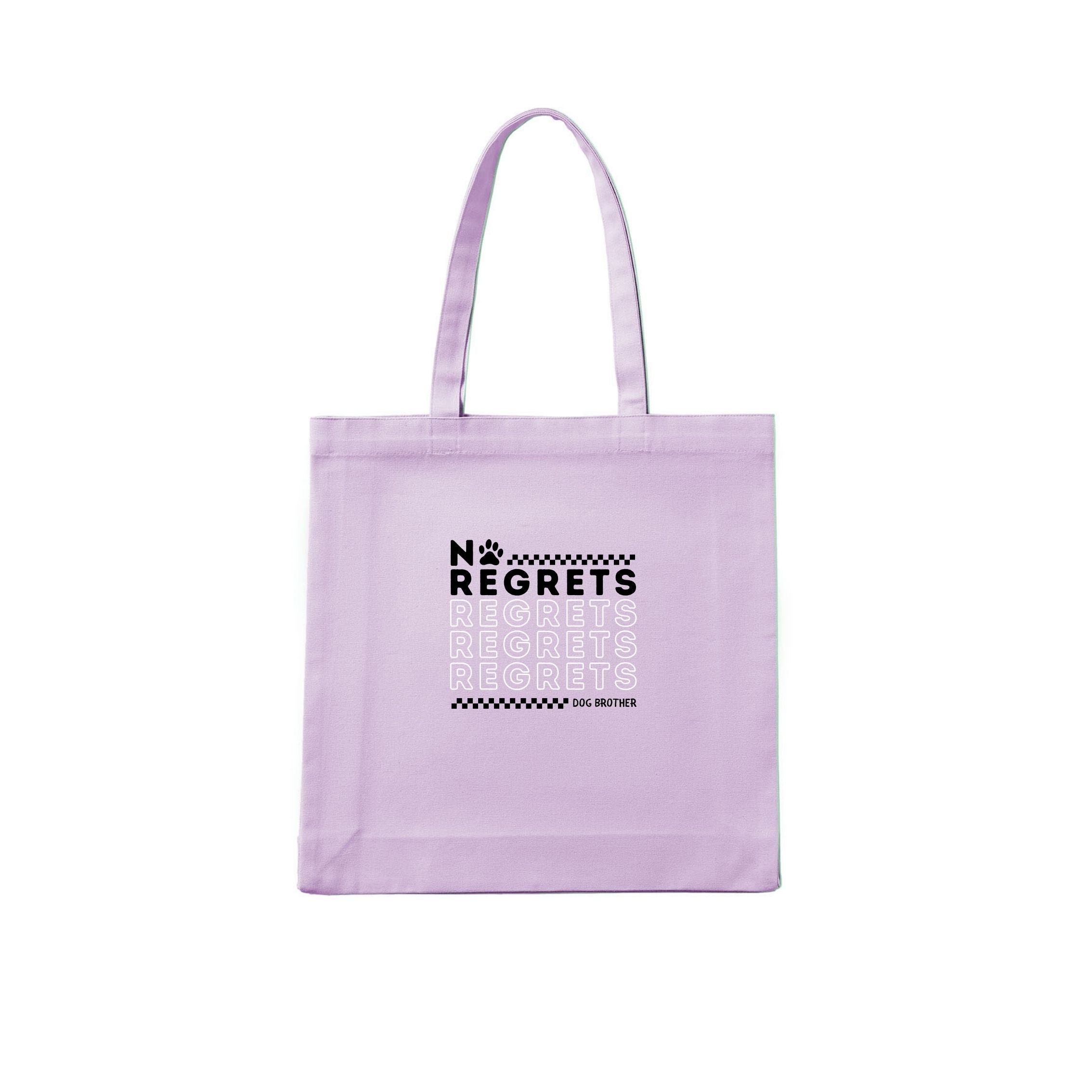 Dog Brother No Regrets Tote Bag - detail view