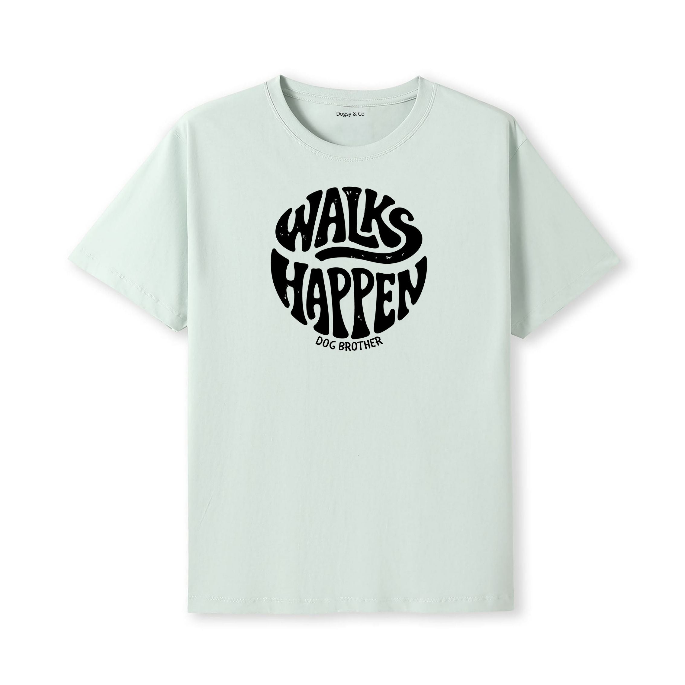 Walks happen Dog Brother T-Shirt - alternate view