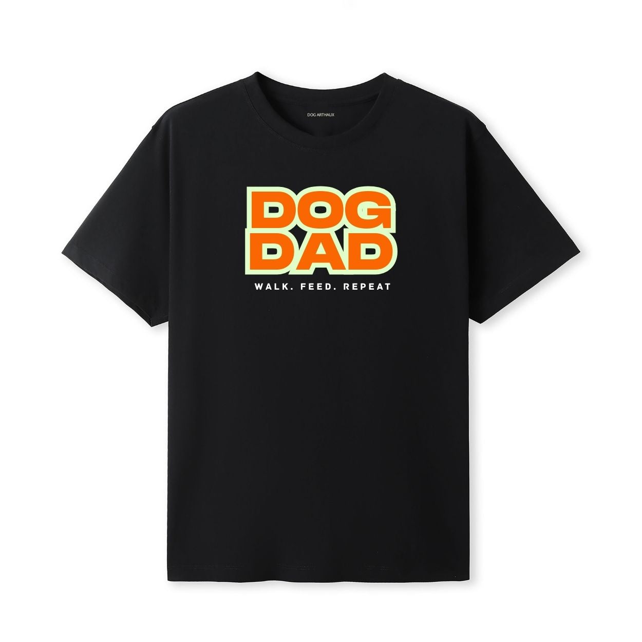 Dog Dad Walk. Feed.Repeat T-Shirt