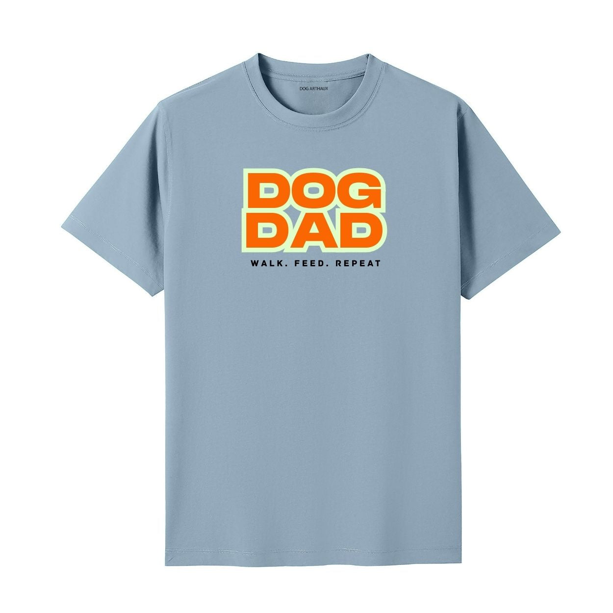 Dog Dad Walk. Feed.Repeat T-Shirt