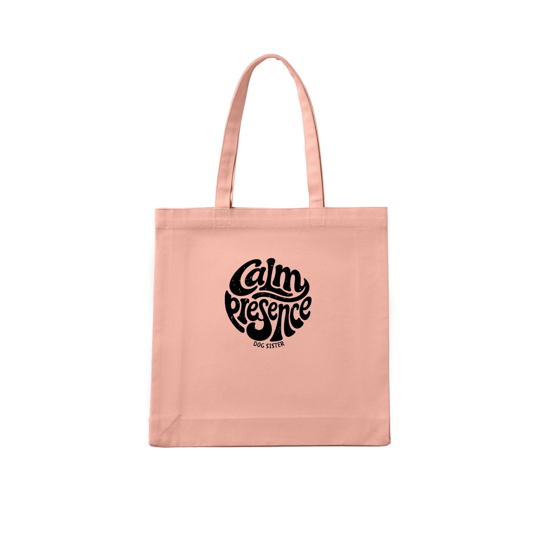 Dog Sister Calm Presence Tote Bag - detail view