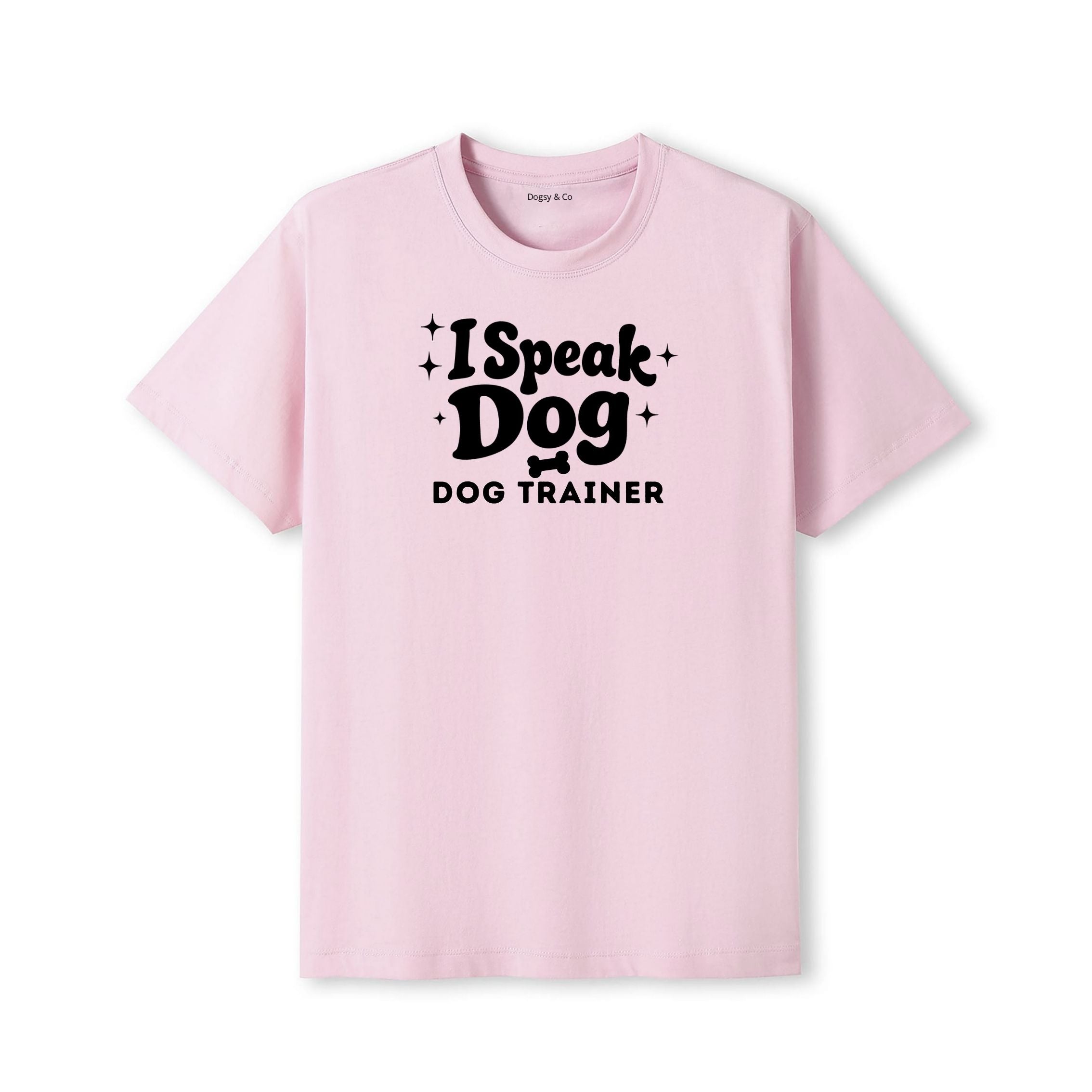 I Speak Dog - Dog Trainer T-Shirt - detail view