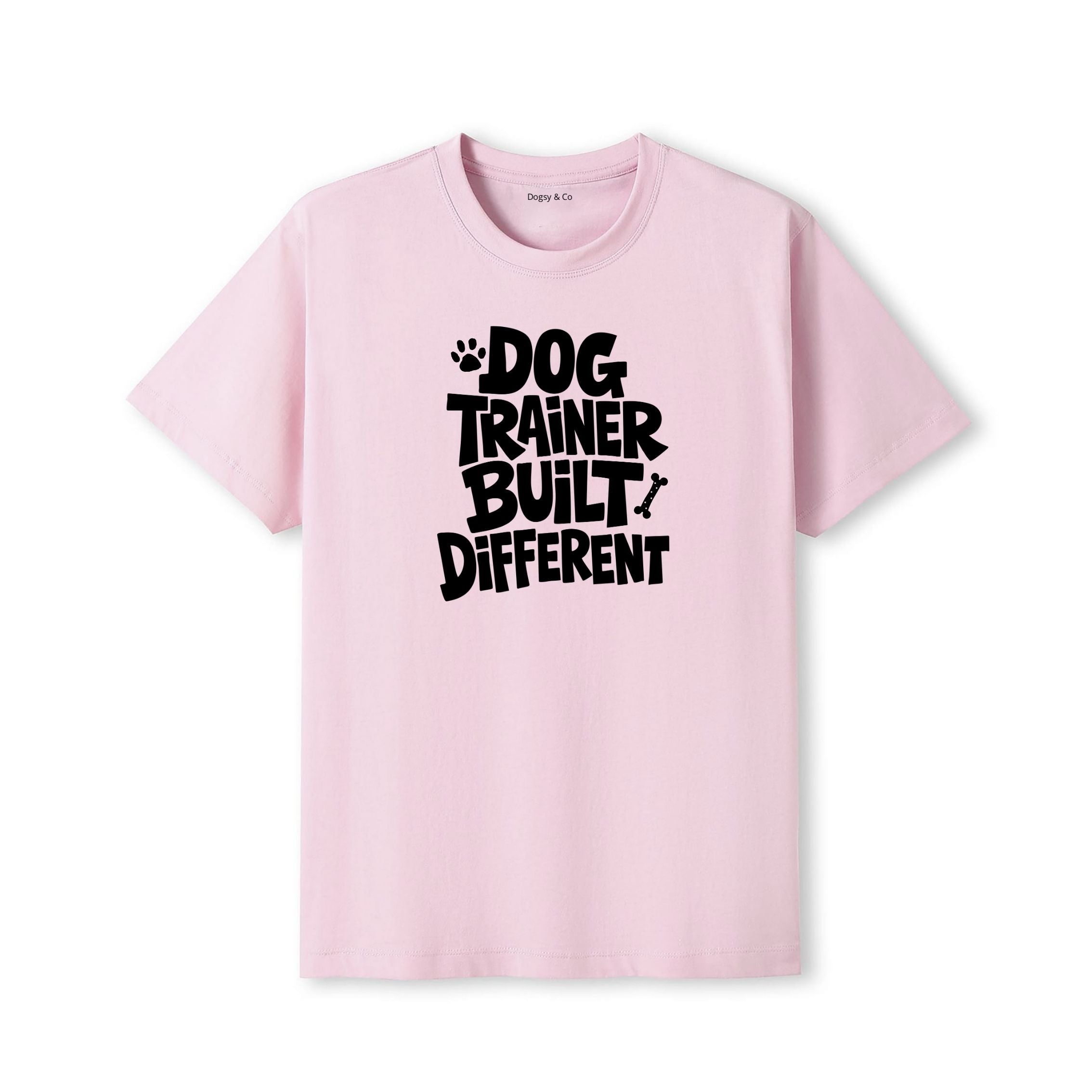 Dog Trainer Built Different T-Shirt - detail view
