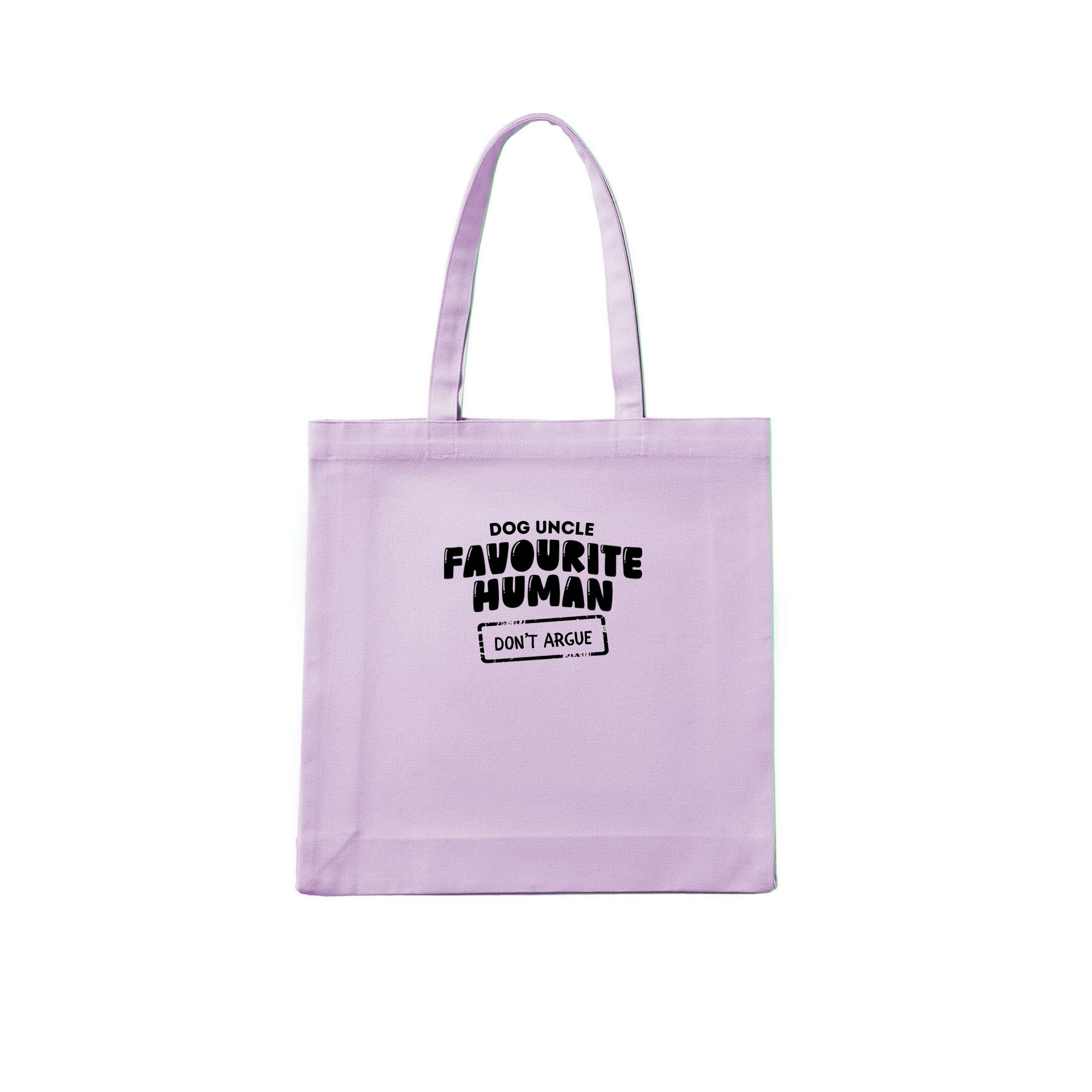 Dog Uncle Favourite human (don't argue) Tote Bag - detail view