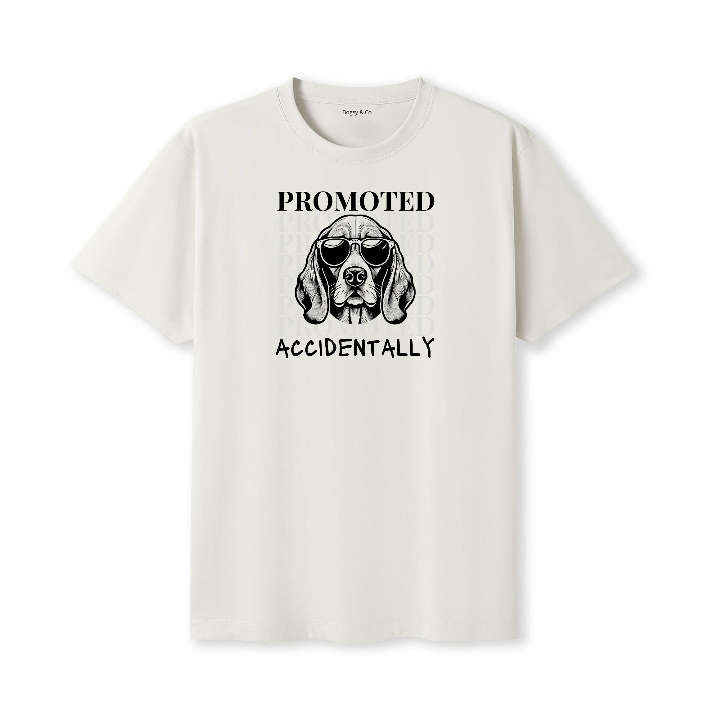 Promoted Accidentally Dog Uncle T-Shirt - detail view