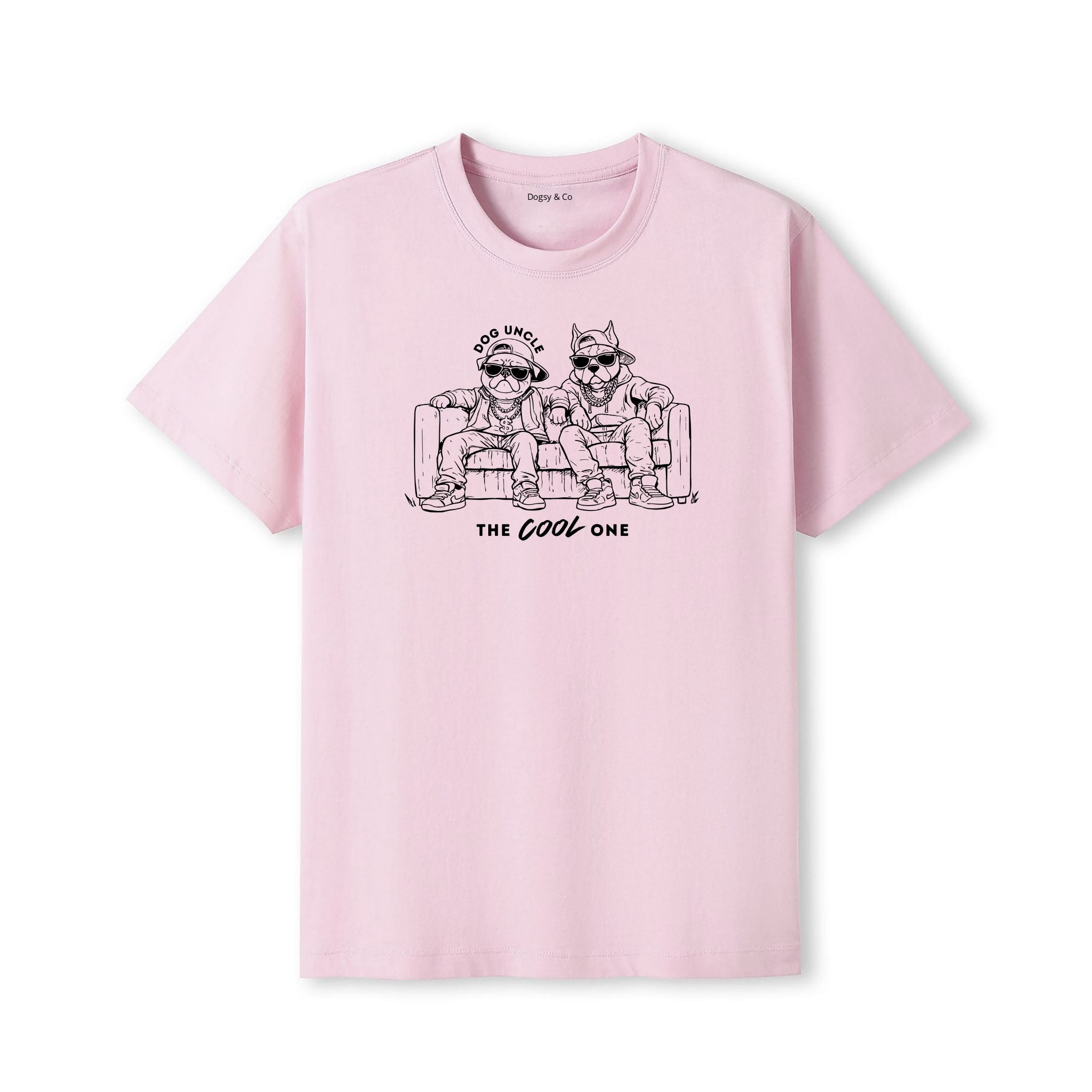 The Cool One Dog Uncle T-Shirt - detail view