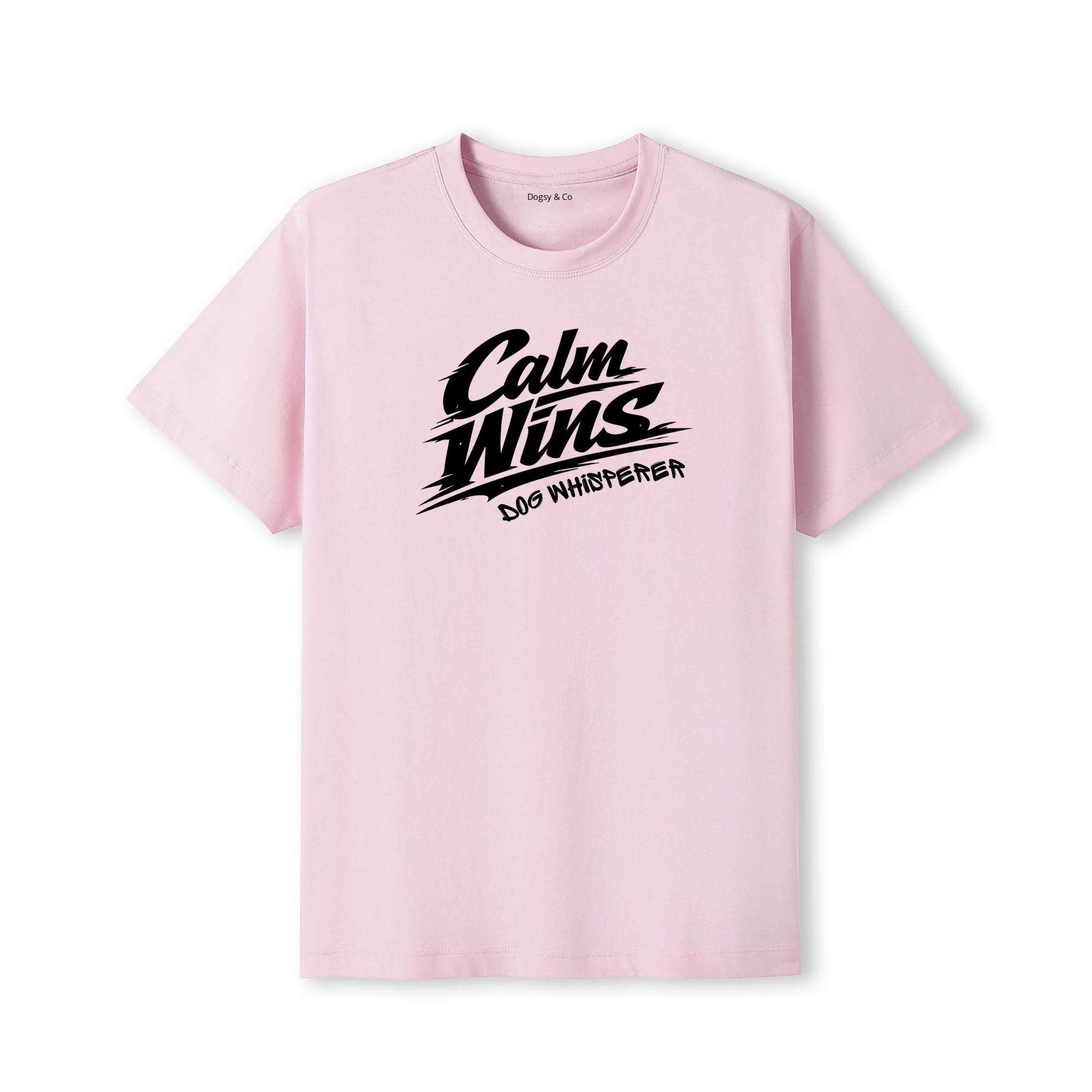 Dog Whisperer Calm Wins T-Shirt - detail view