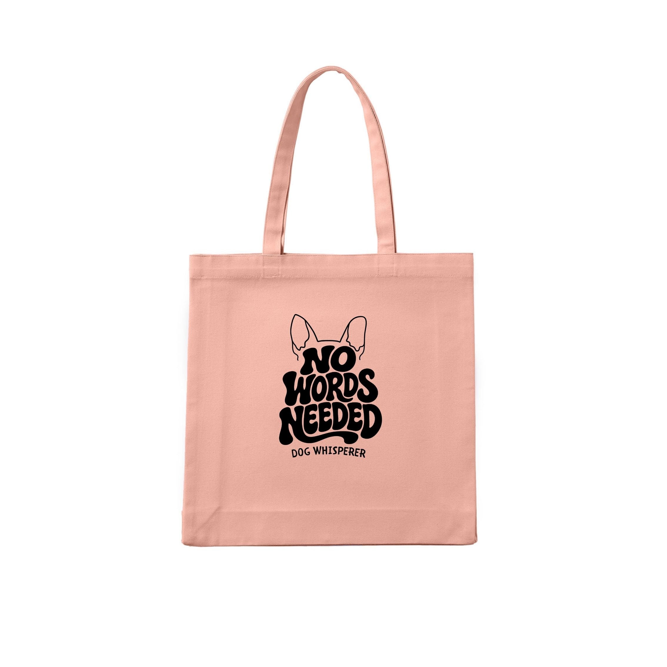 Dog Whisperer No Words Needed Tote Bag - detail view