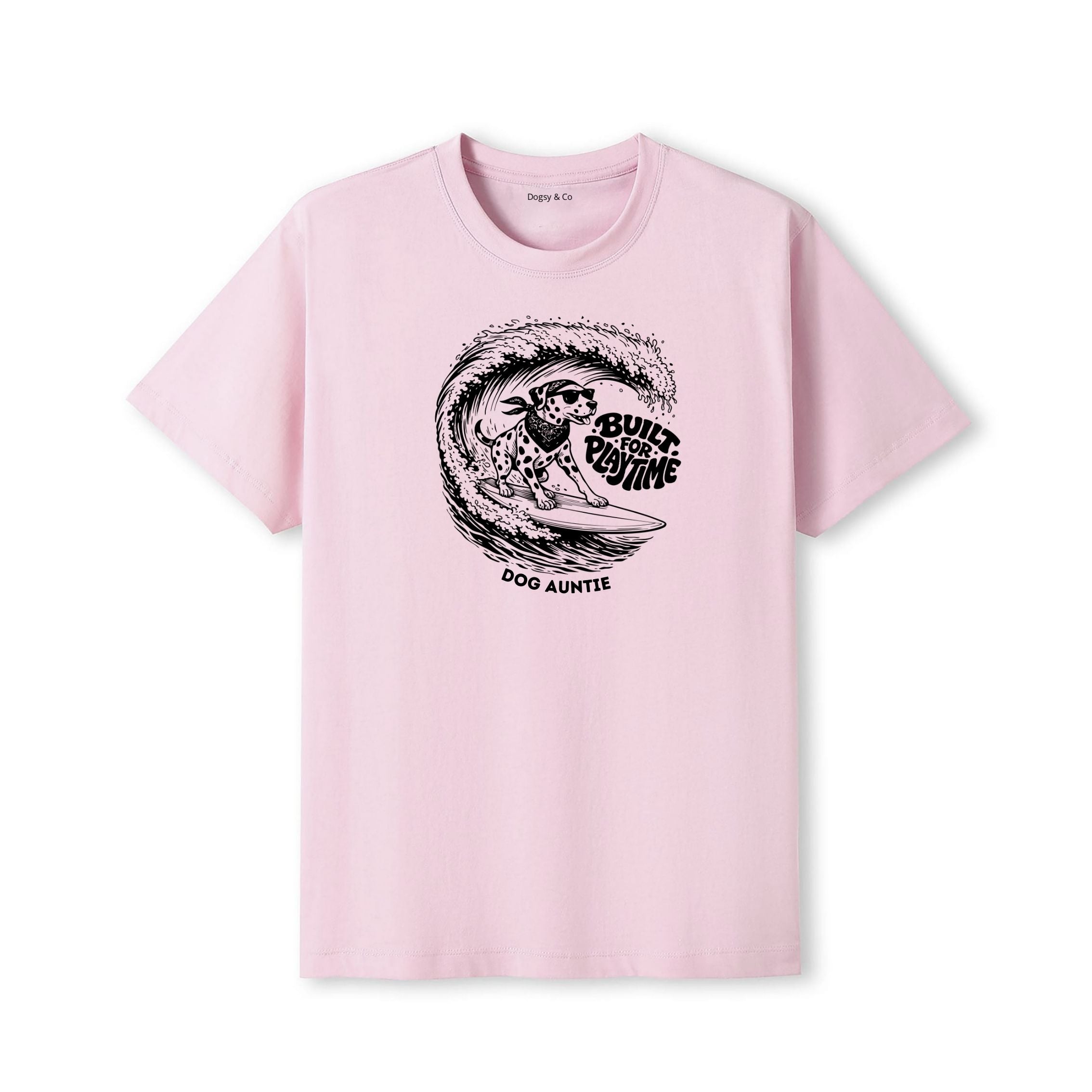 Built for playtime Dog Aunty / Dog Auntie T-Shirt - detail view