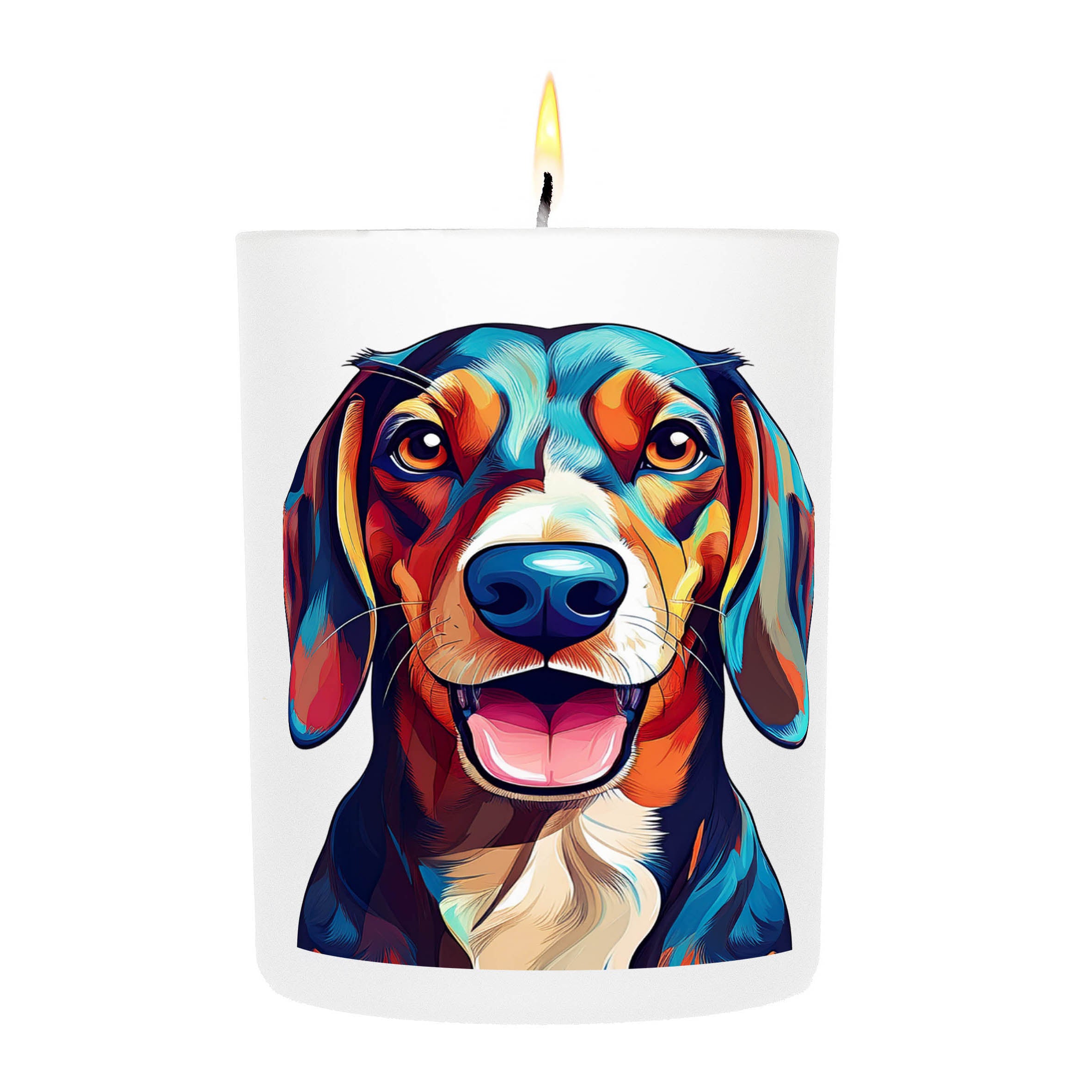 Dachshund Graphic Bold Dog Candle