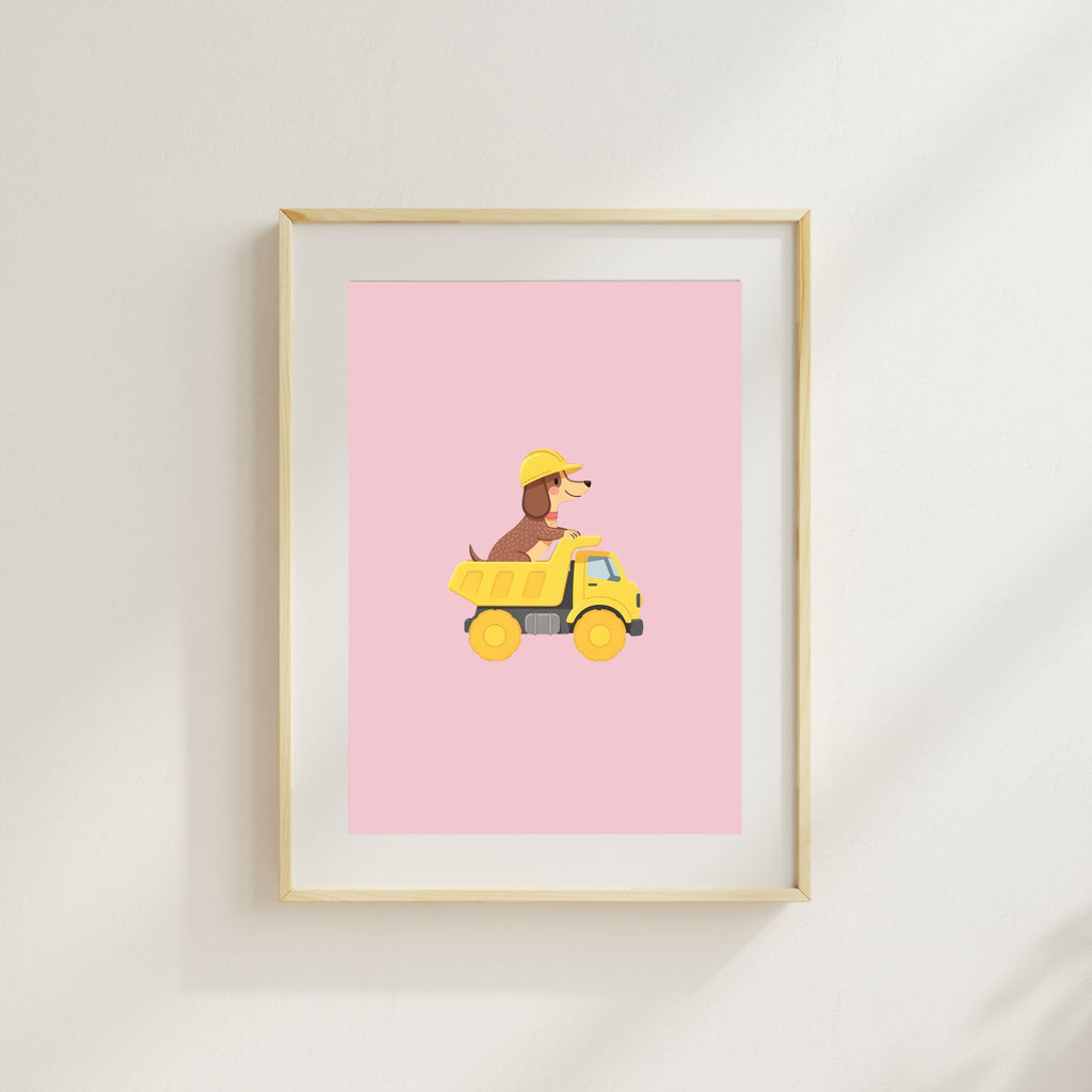 Dachshund Kids Nursery Wall Art Print Bundle — 22 Dog Costume Designs, 5 Colours, 6 Print Sizes | Digital Download