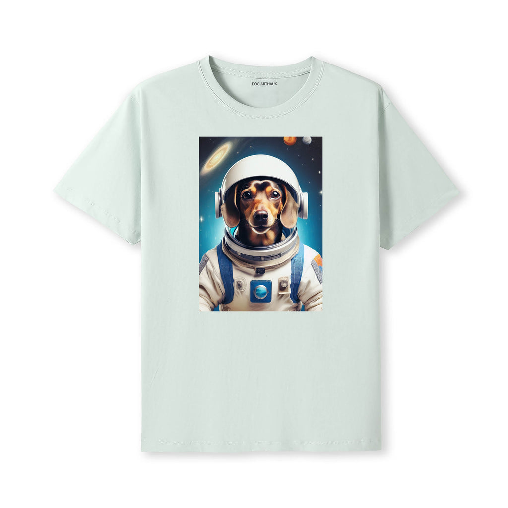 Dachshund Astronaut Dog T-shirt - Mint