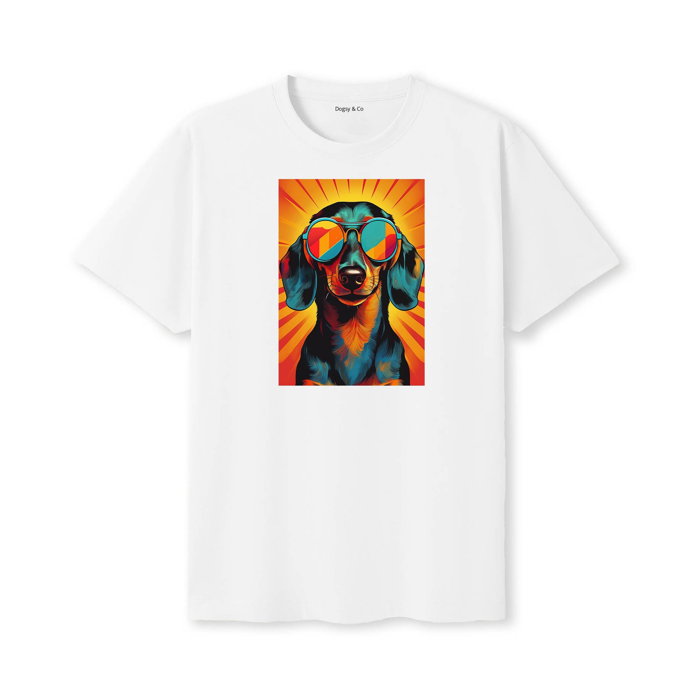 Dachshund Sunnies Dog T-Shirt White