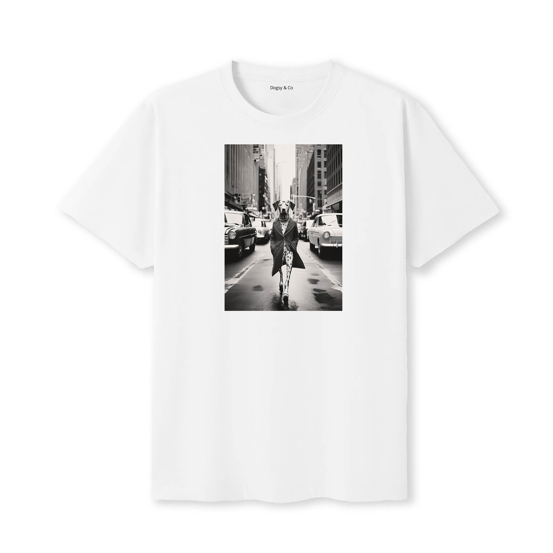 Dalmatian Dogsy Dean T-Shirt White