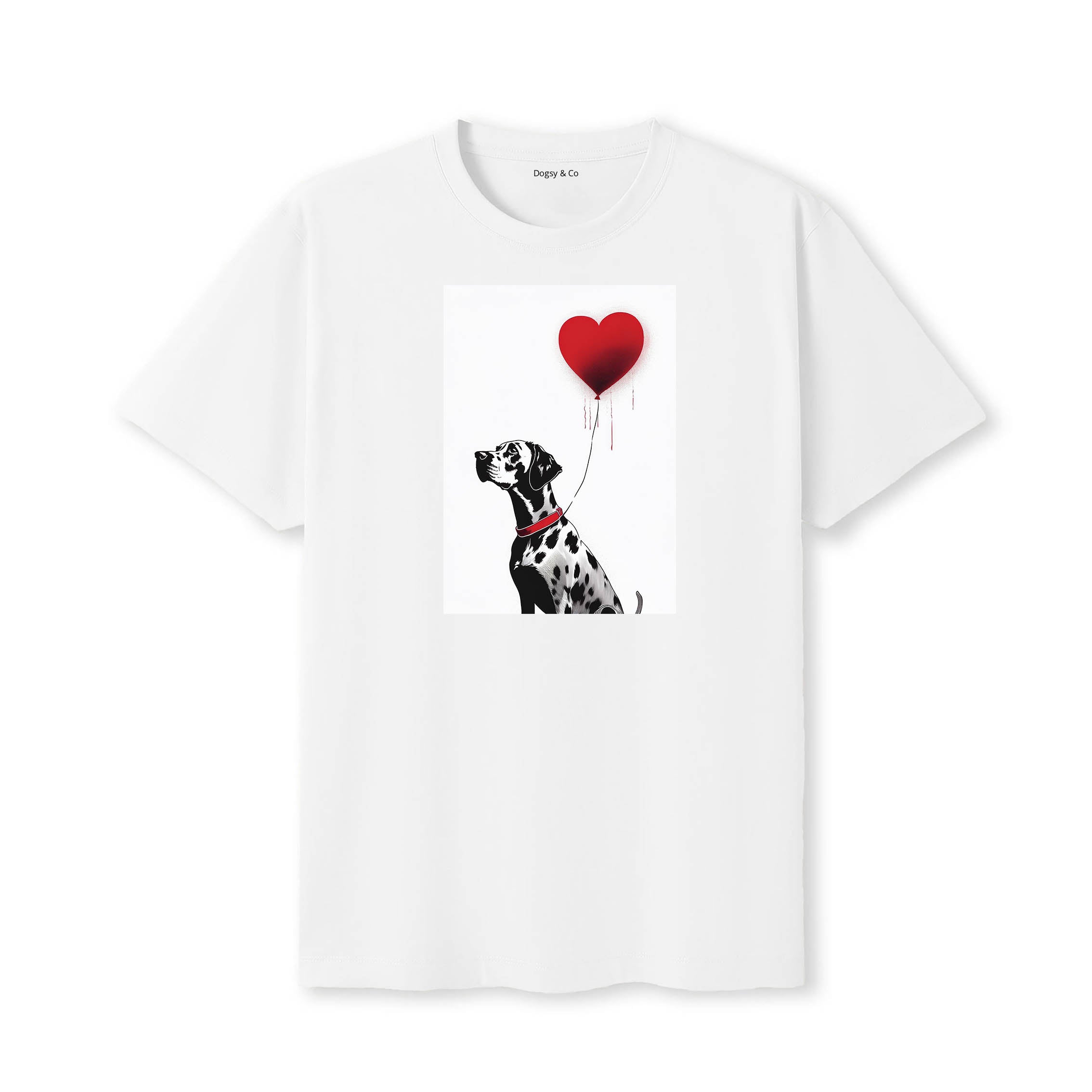 Dalmatian 1 Dogsy T-Shirt White