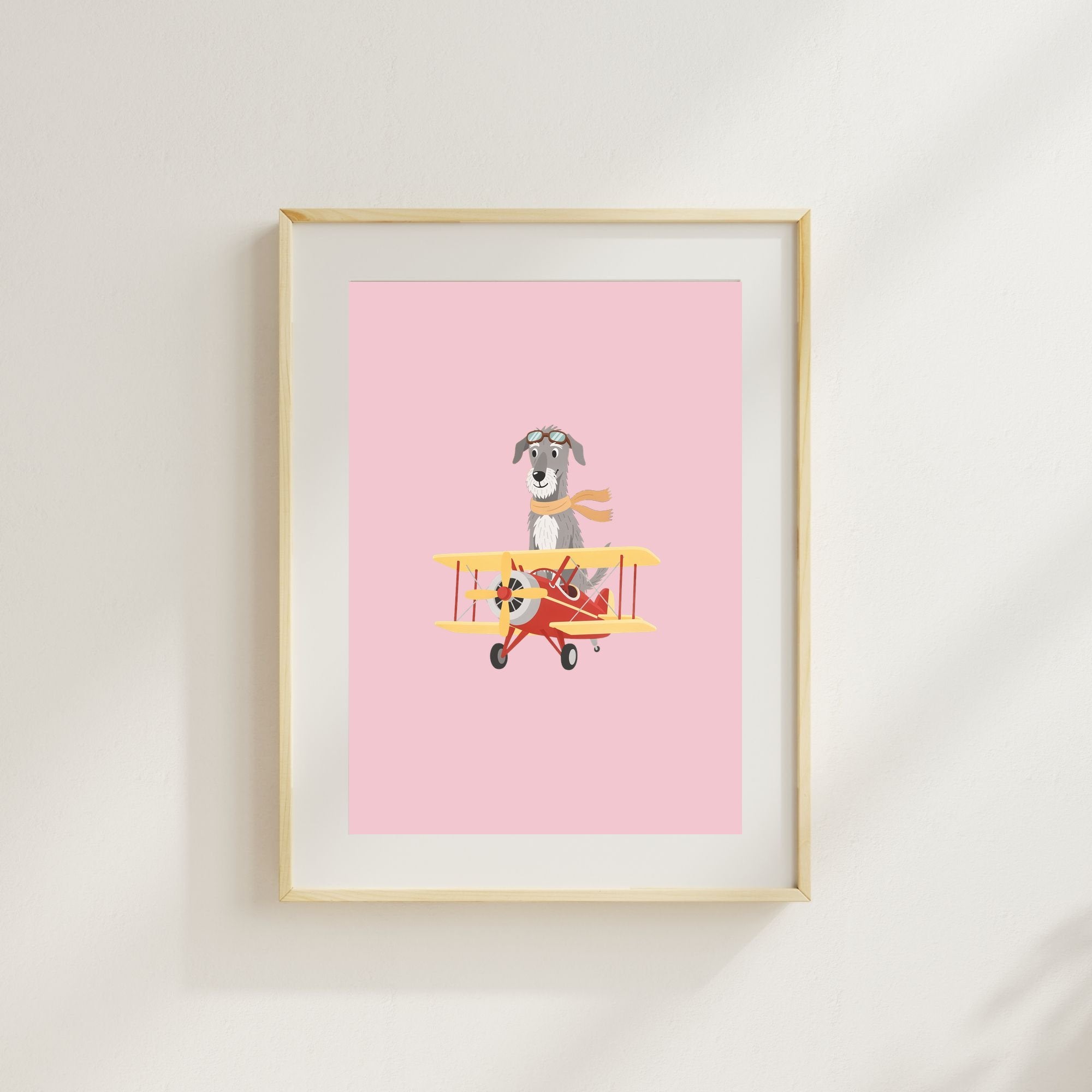 Deerhound Kids Nursery Wall Art Print Bundle — 22 Dog Costume Designs, 5 Colours, 6 Print Sizes | Digital Download