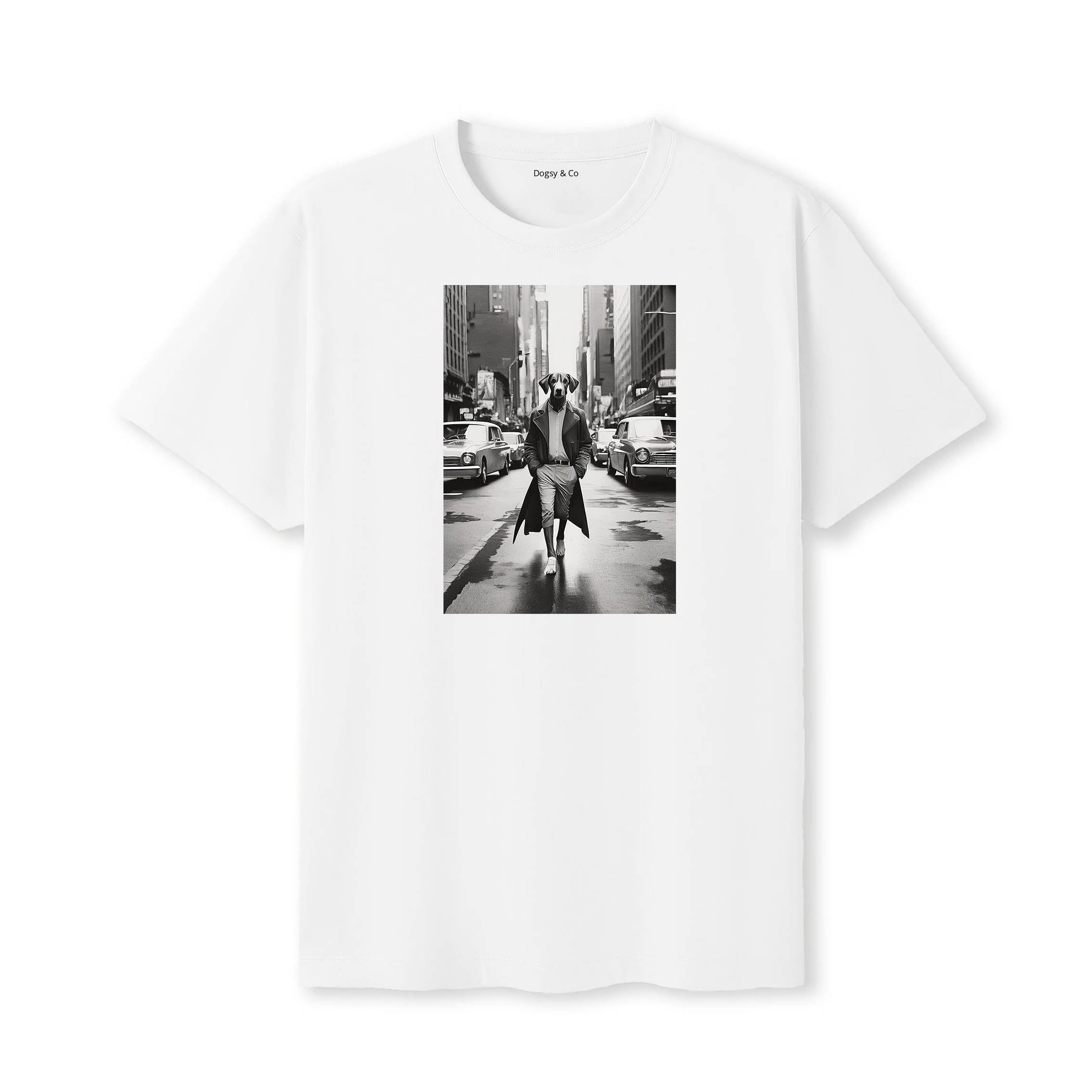 Deerhound Dogsy Dean T-Shirt White