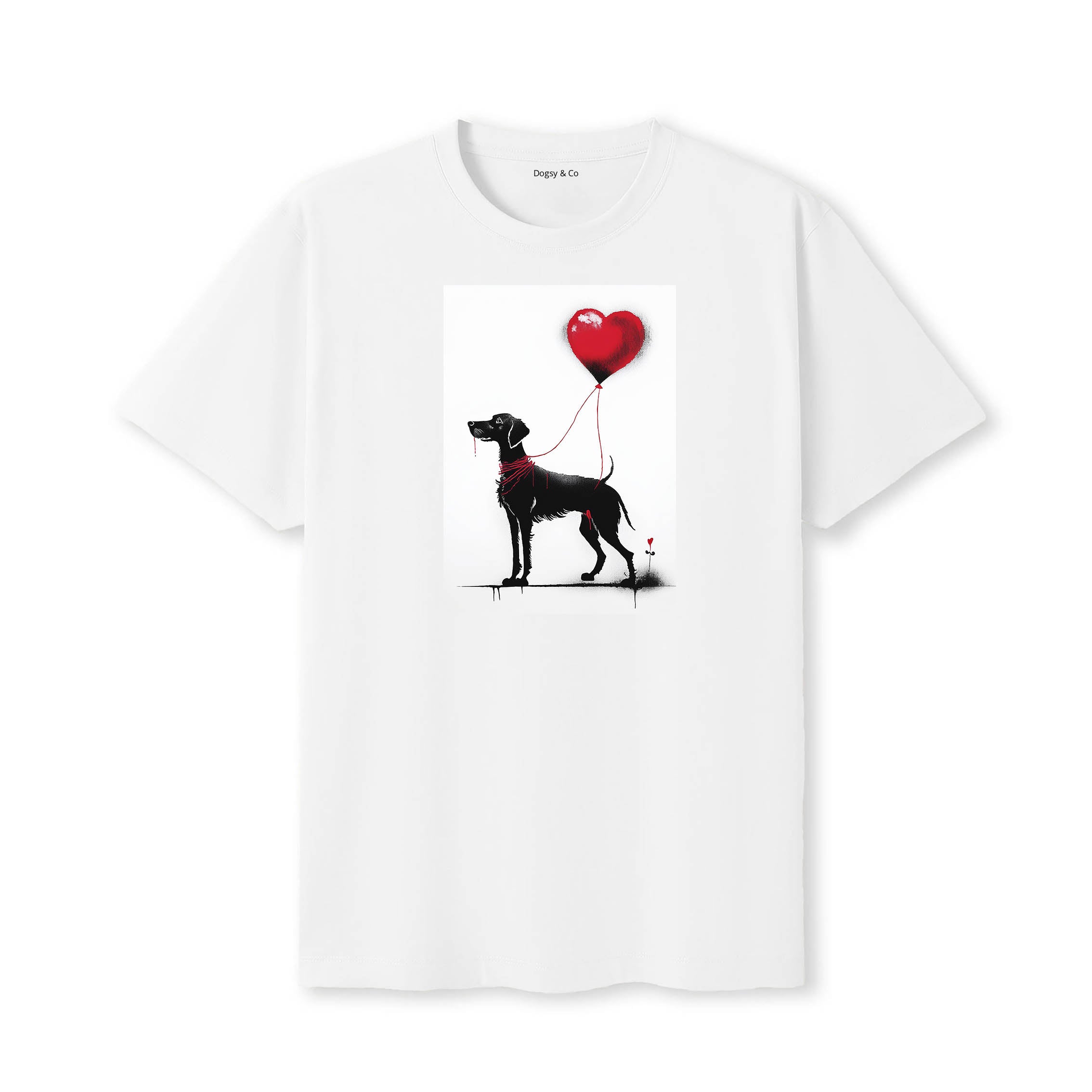 Deerhound 1 Dogsy T-Shirt White