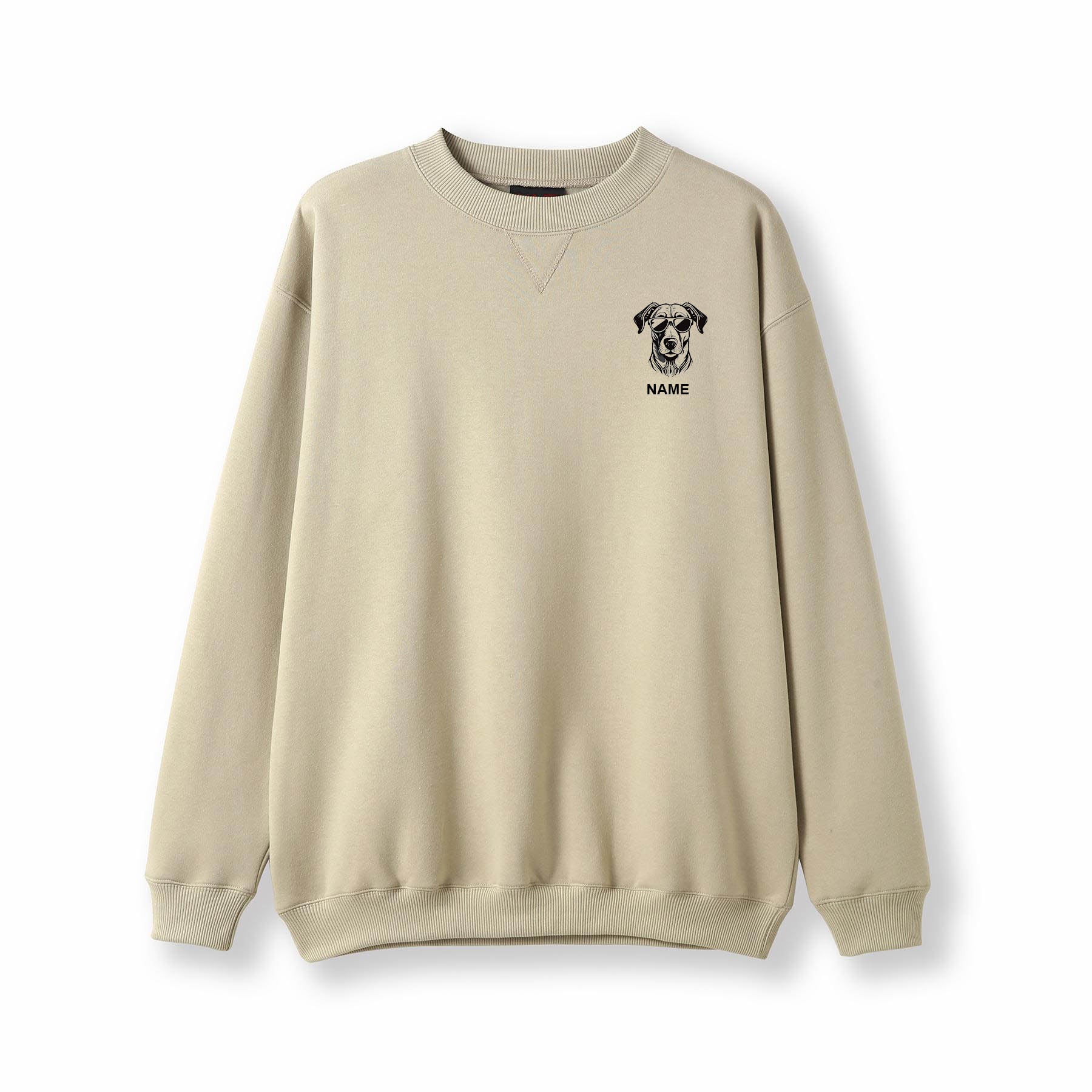 Deerhound Custom Cool Sunnies BW Dog Fleece