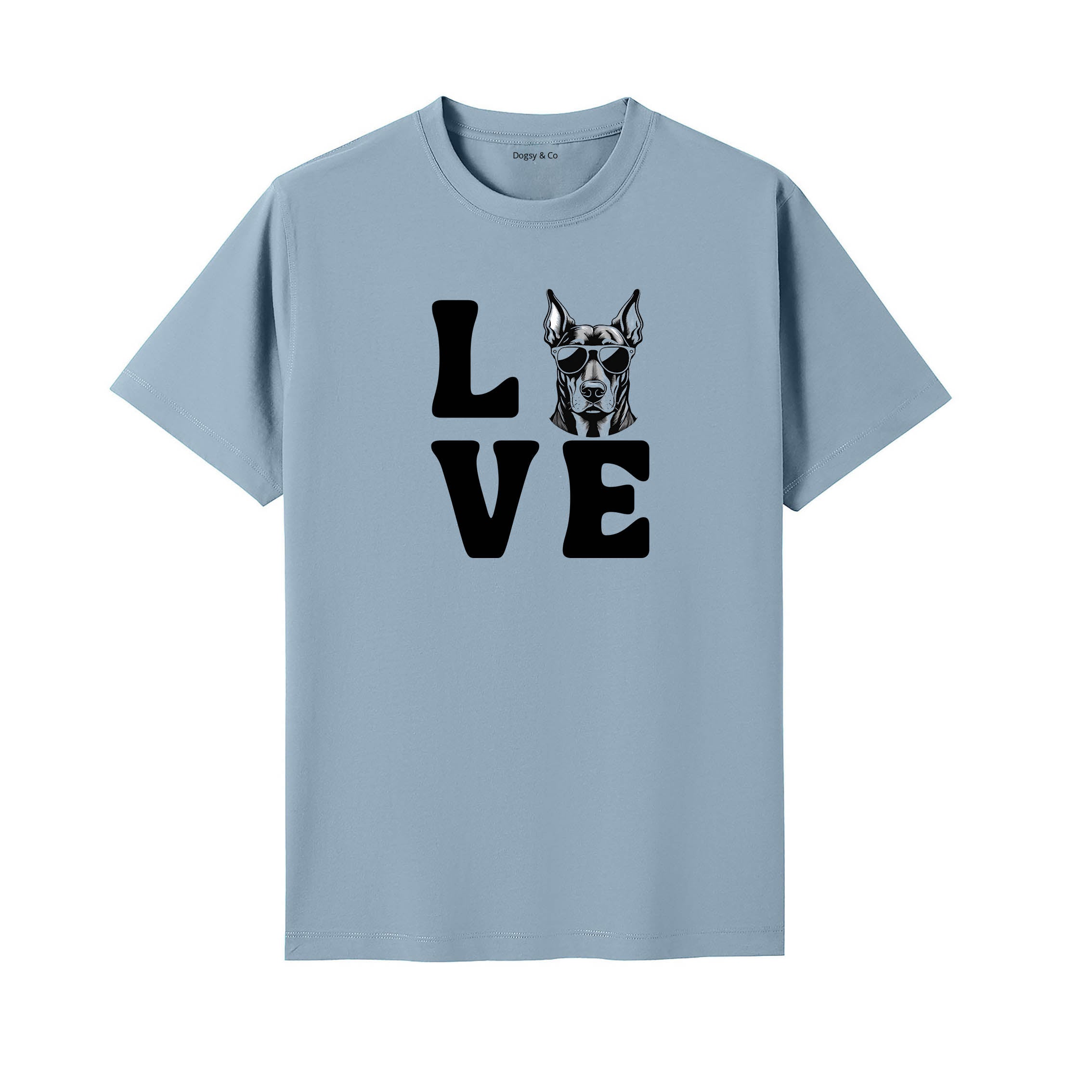 Doberman LOVE DOGS Tshirt | Dogsy & Co