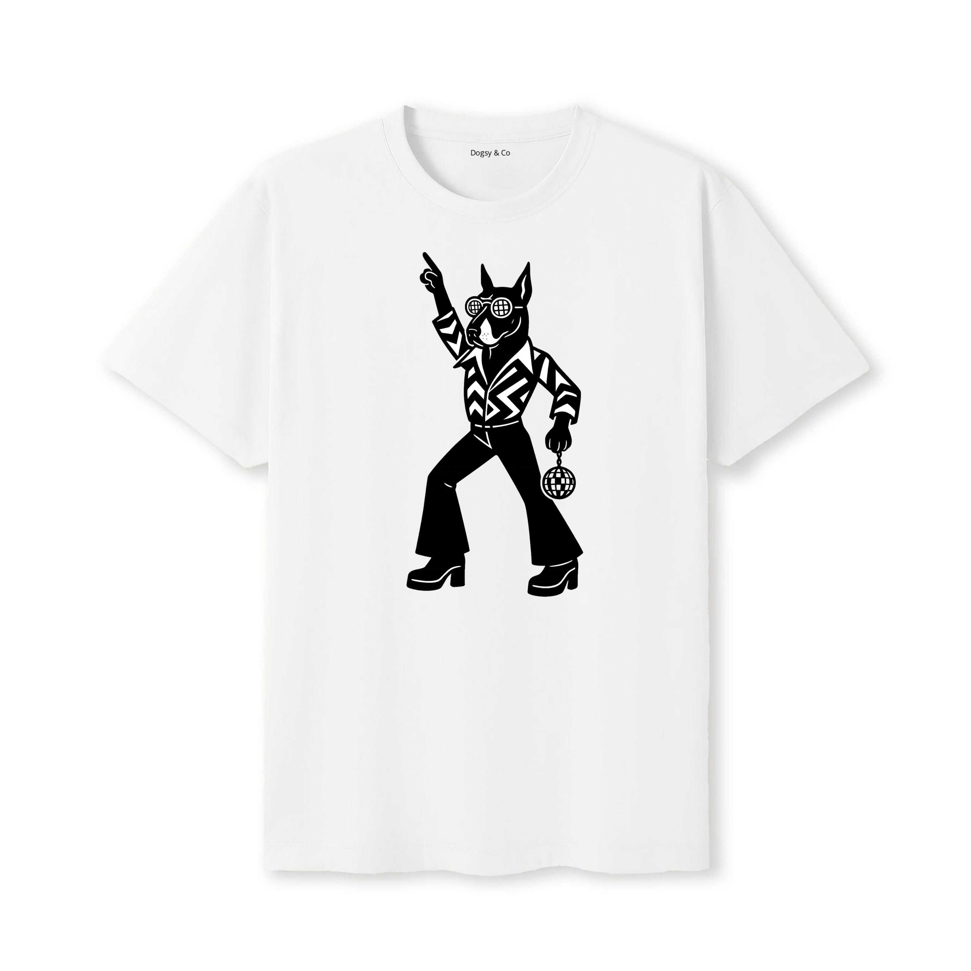 Doberman Disco Doggo T-Shirt - alternate view