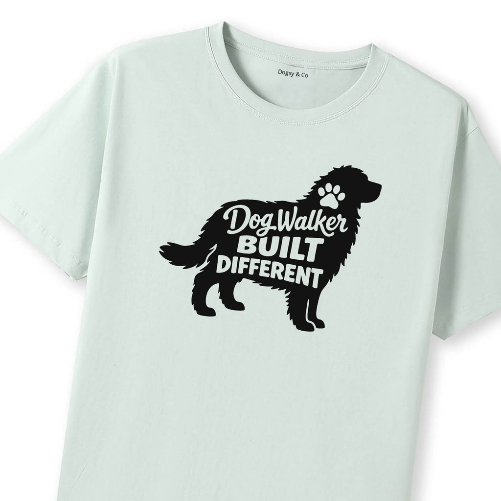 Dog Walker Built Different T-Shirt - image 9