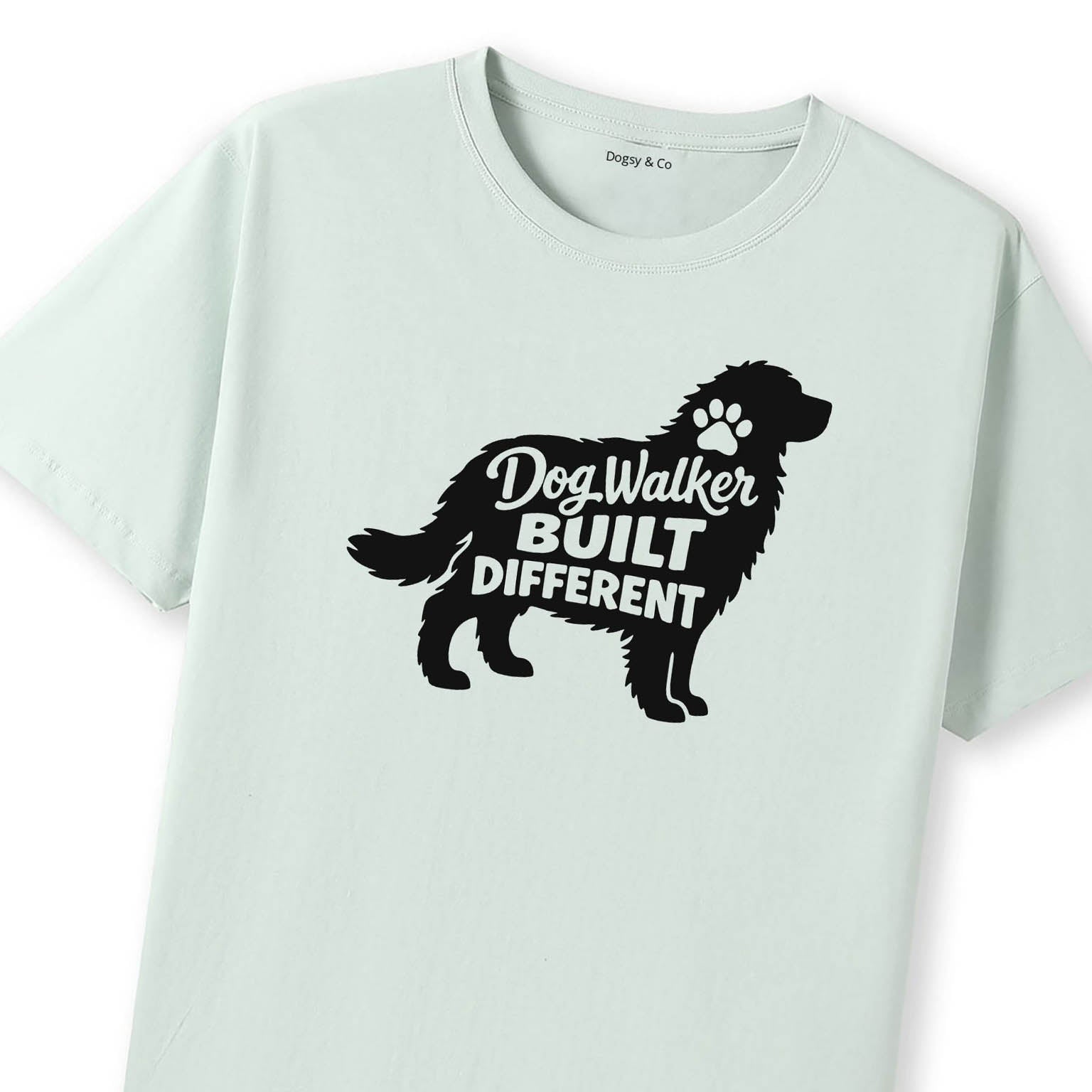 Dog Walker Built Different T-Shirt - image 9